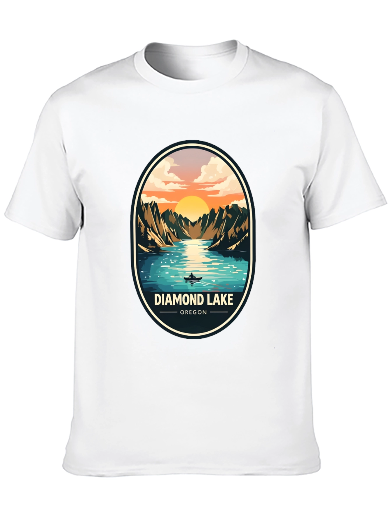 Diamond Lake Oregon Graphic Tee - Nature T-Shirt