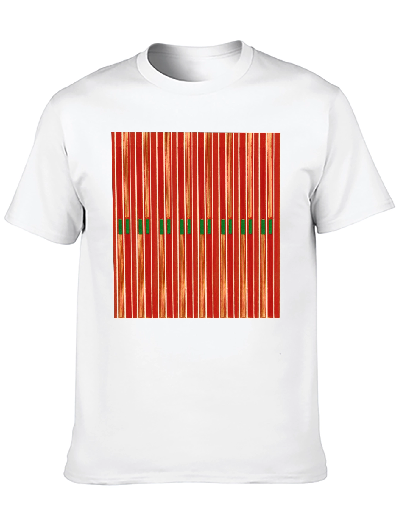 Festive Striped Holiday T-Shirt