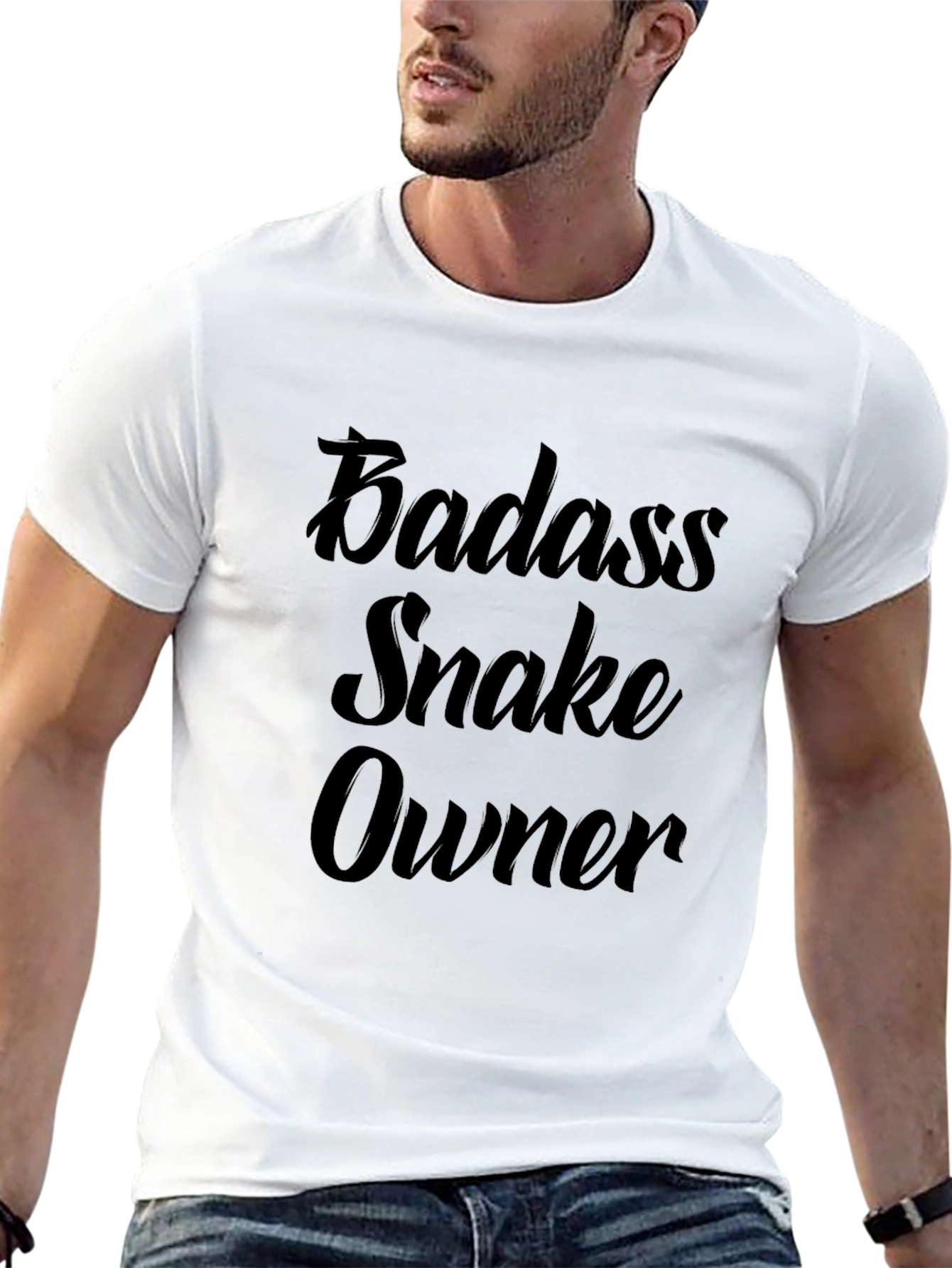 Badass Snake Owner T-Shirt - Premium Quality Cotton