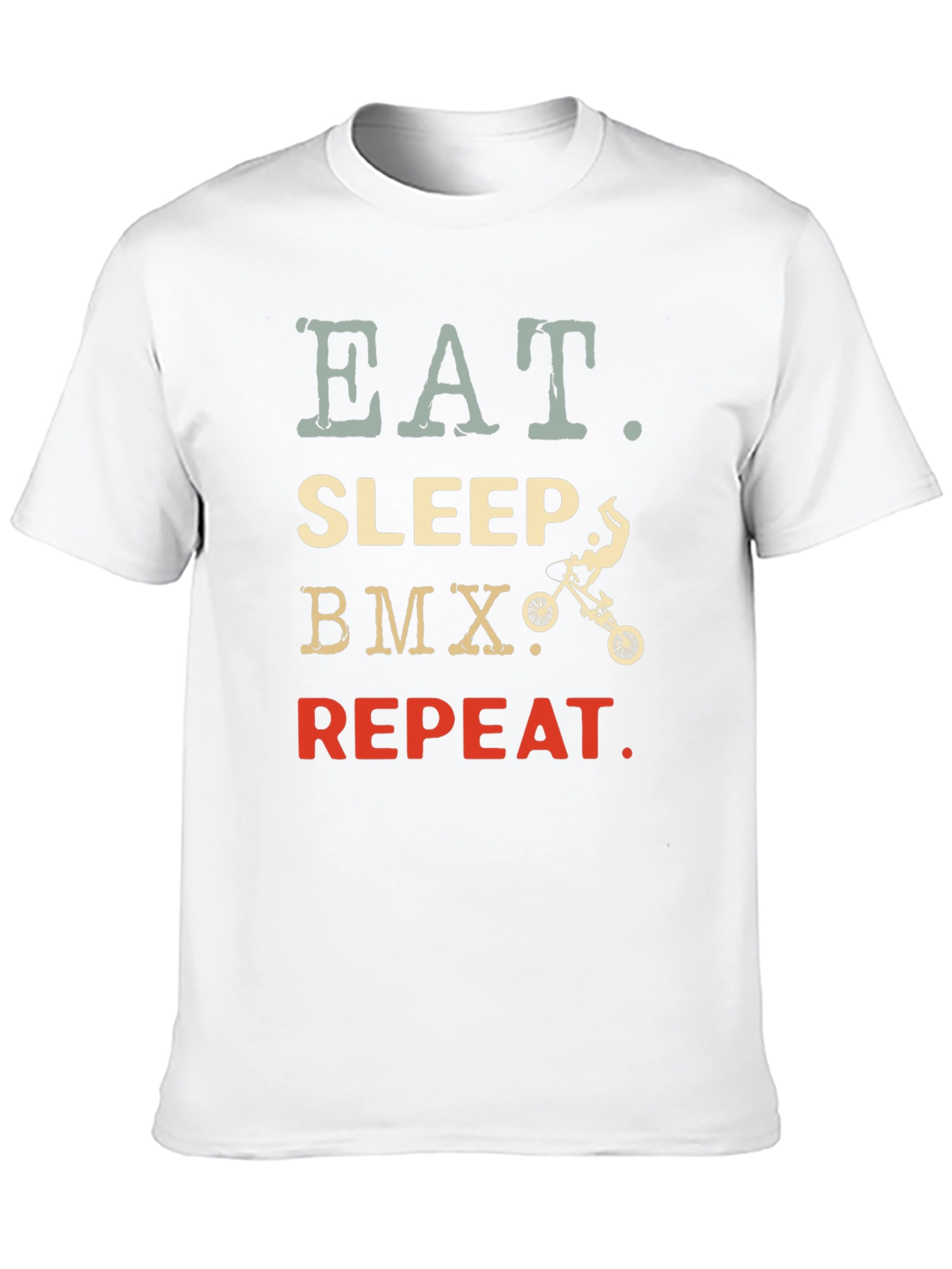 Eat Sleep BMX Repeat Graphic Tee
