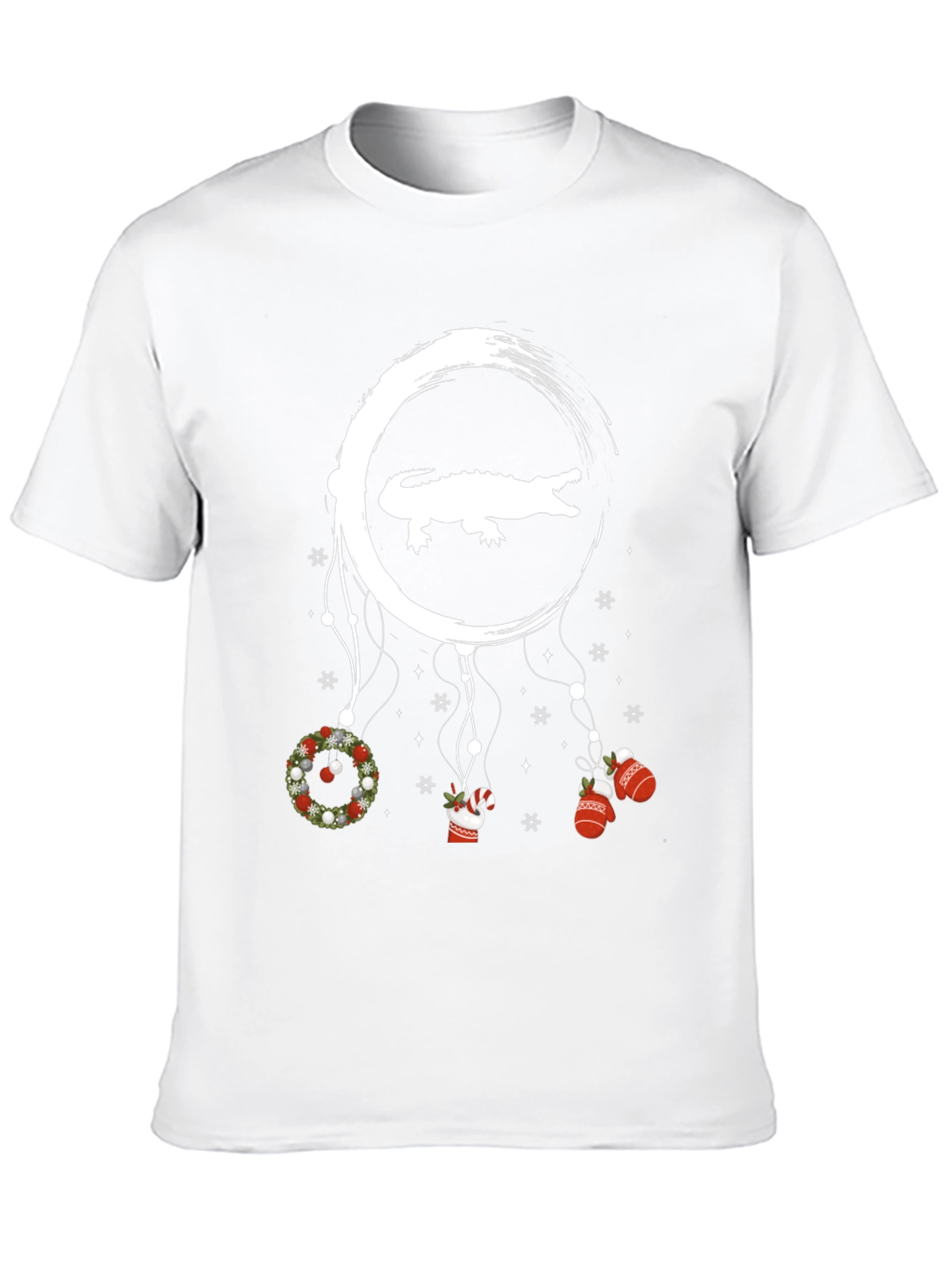 Christmas Alligator Dreamcatcher T-Shirt