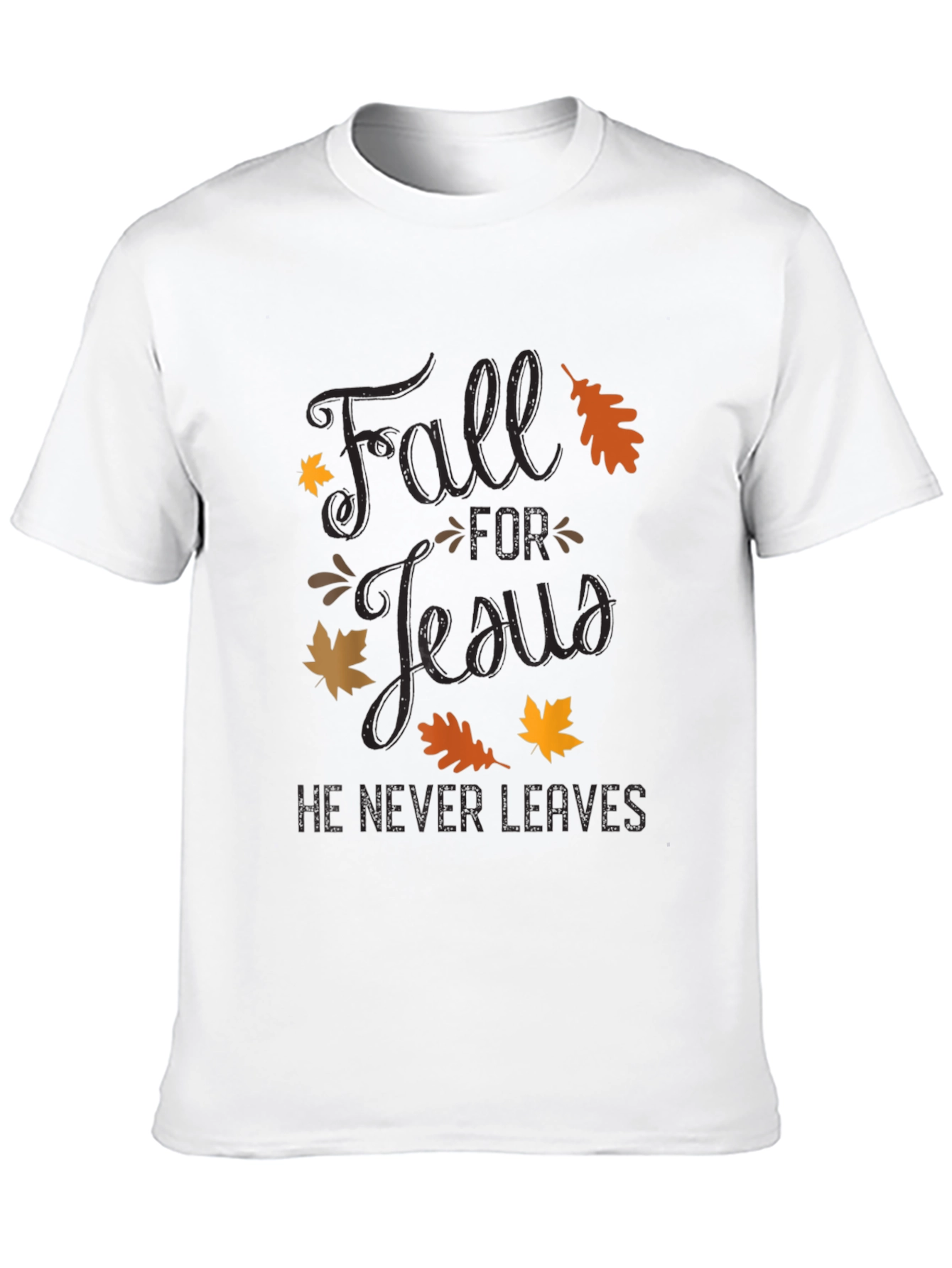 Fall for Jesus T-Shirt - Christian Autumn Apparel