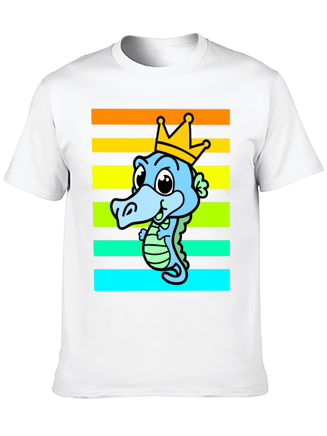 Cartoon Crocodile King T-Shirt