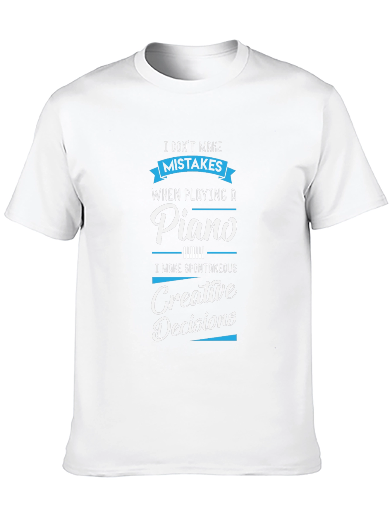 Piano Player T-Shirt - Creative Decisions Tee