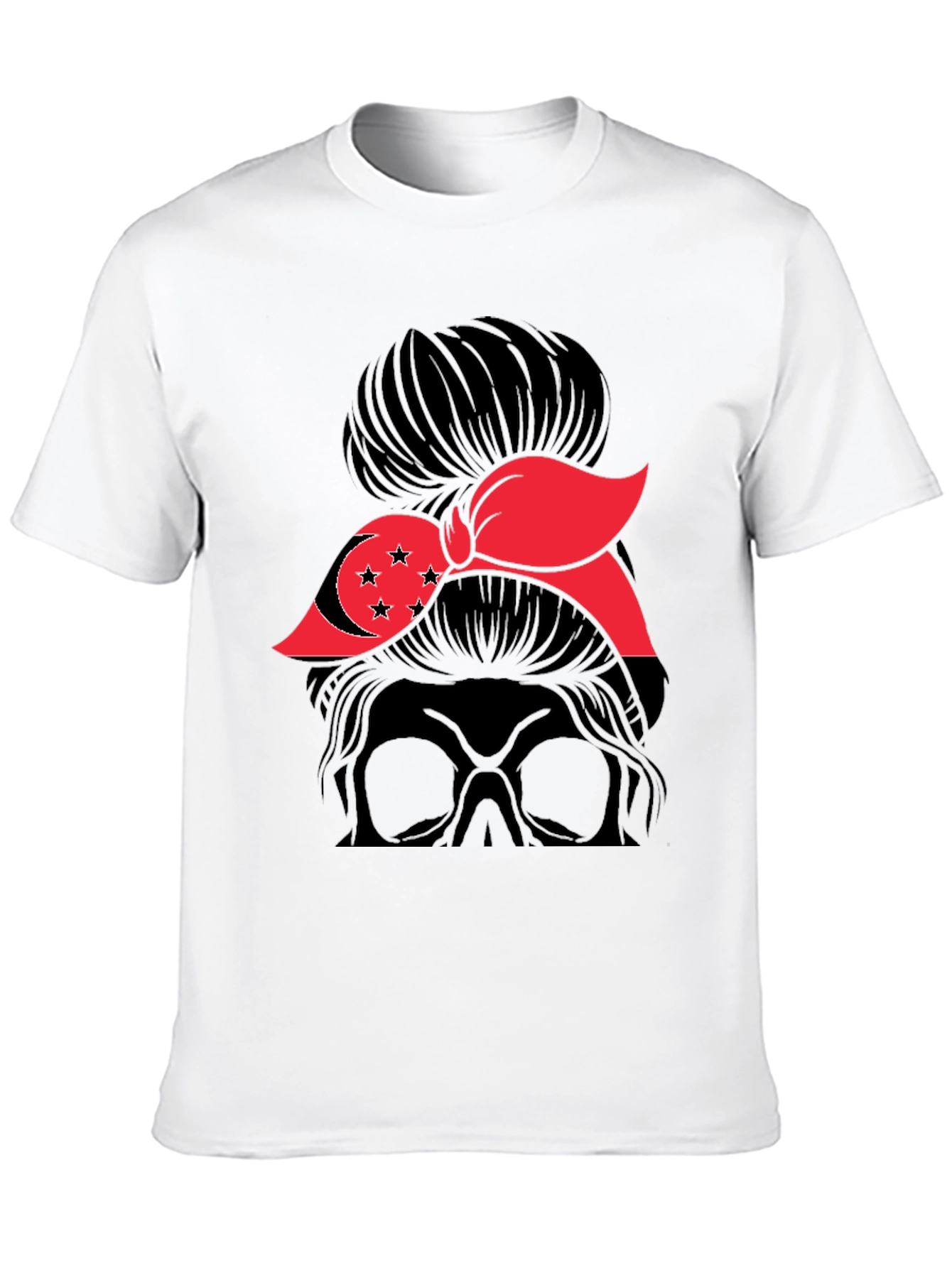 Singapore Messy Bun T-Shirt