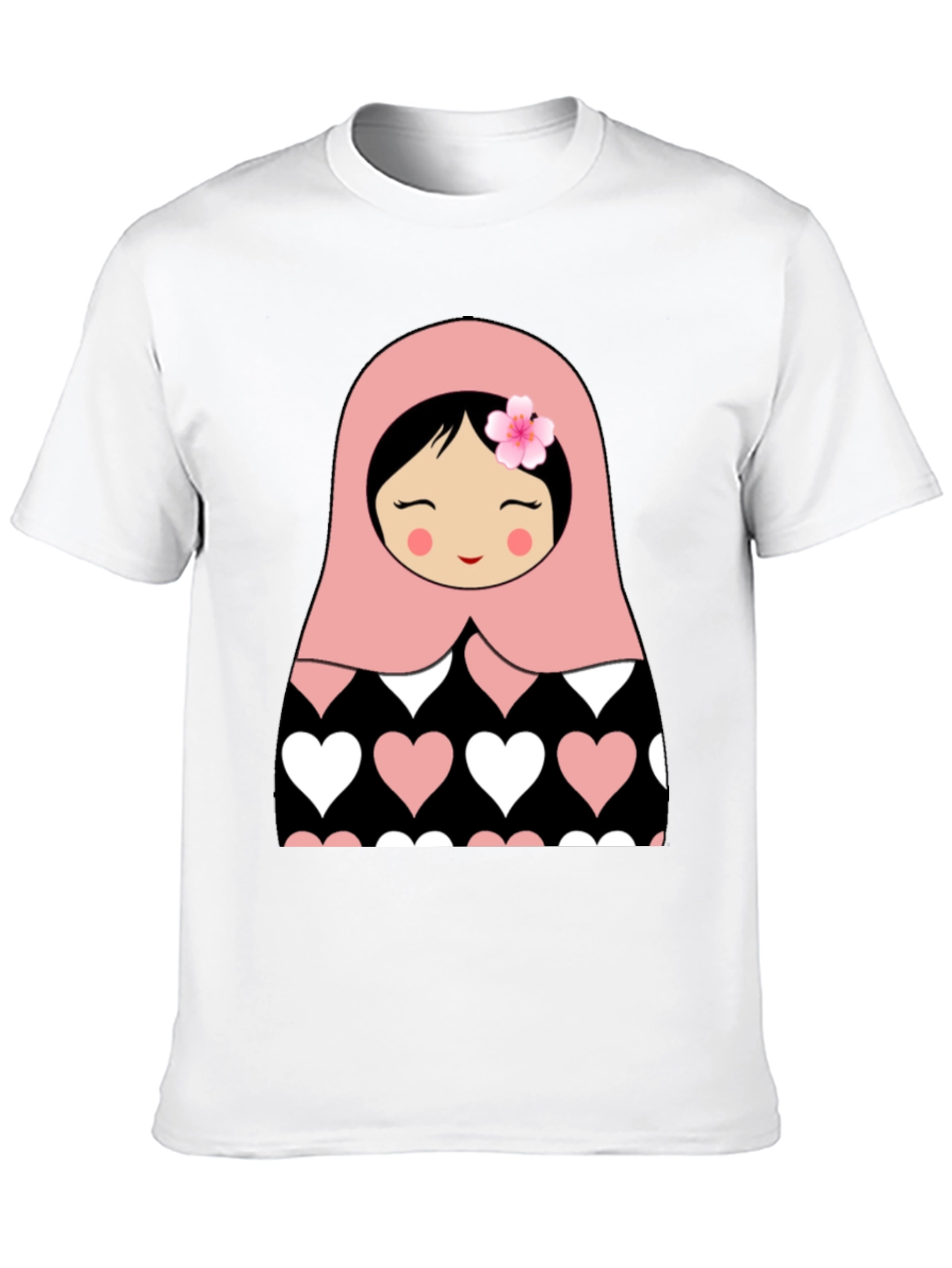 Matryoshka Doll Heart T-Shirt - Cute & Stylish