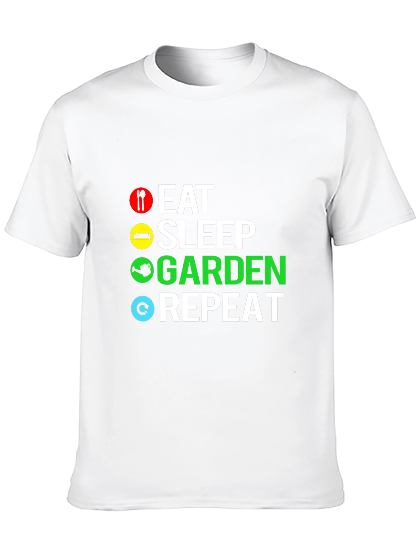 Eat Sleep Garden Repeat Graphic T-Shirt