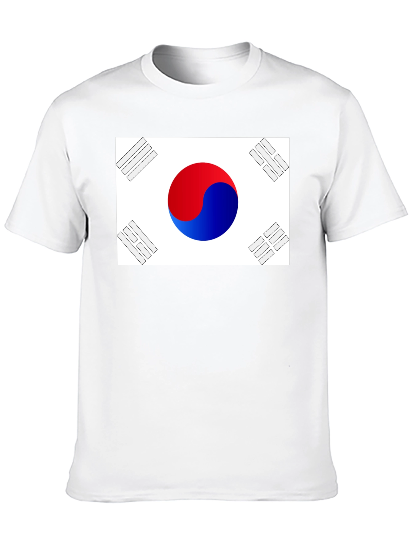 South Korea Flag Graphic T-Shirt