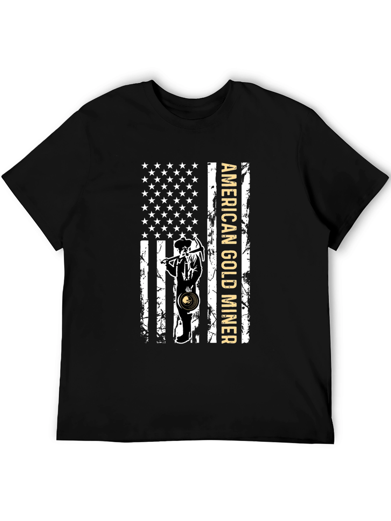 American Gold Miner Flag T-Shirt