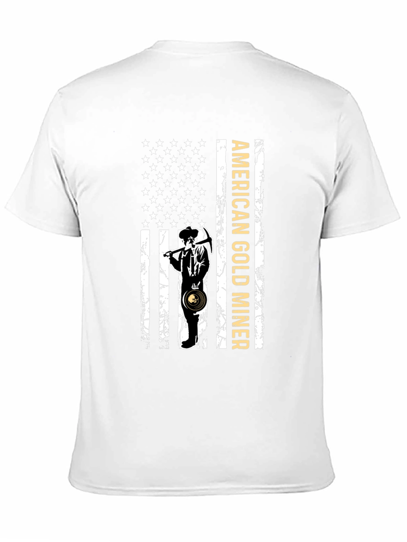 American Gold Miner Flag T-Shirt