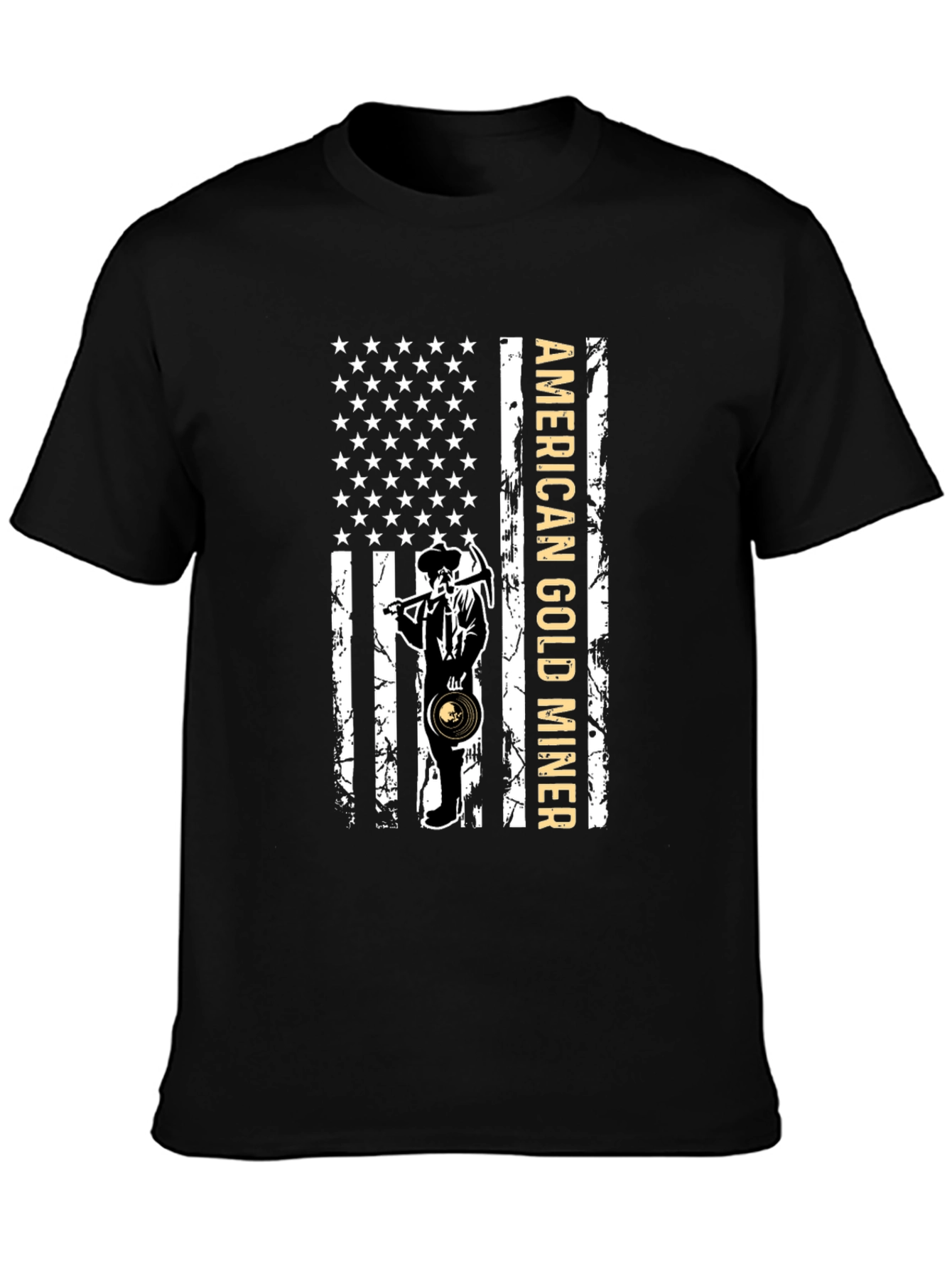 American Gold Miner Flag T-Shirt
