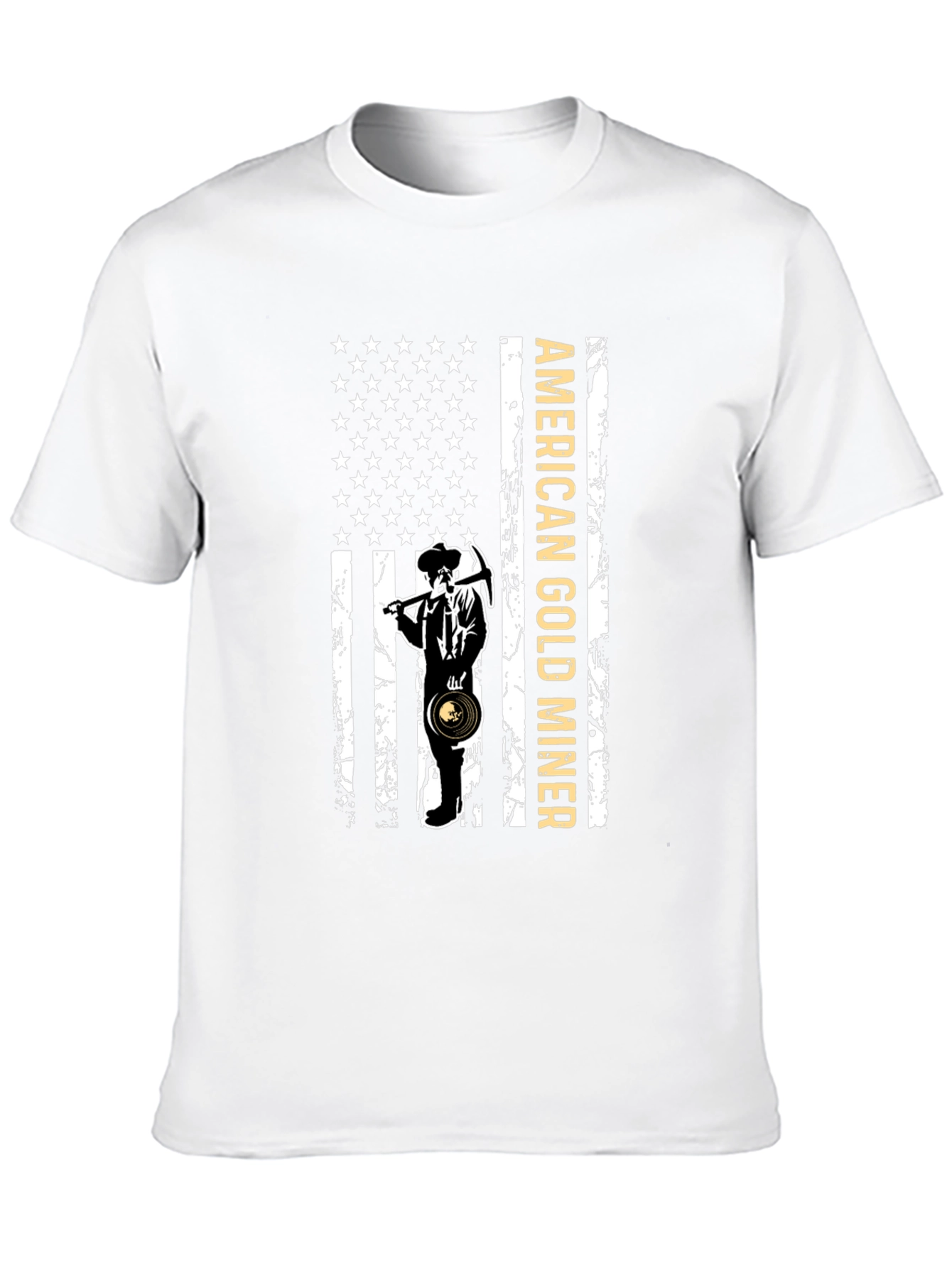 American Gold Miner Flag T-Shirt
