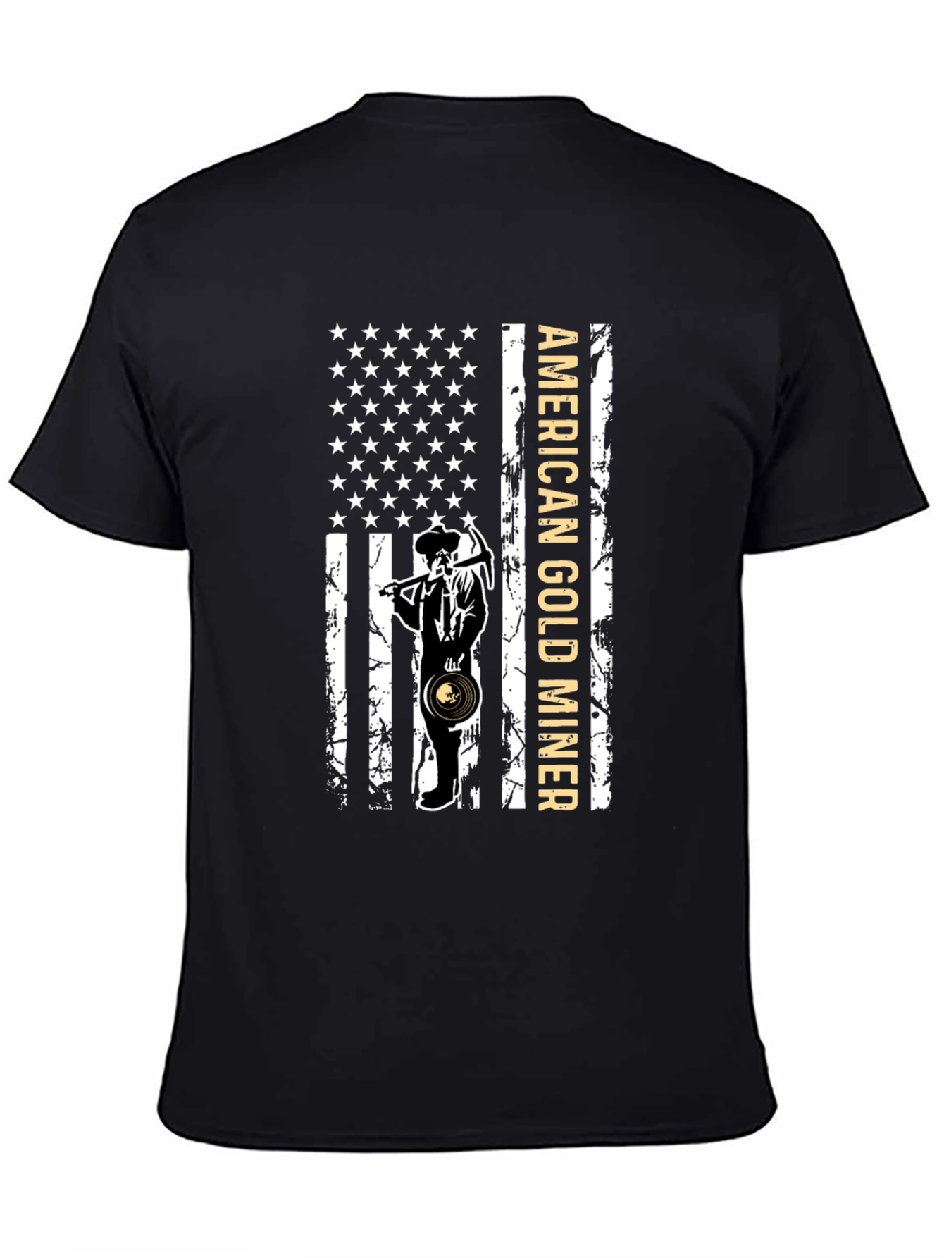 American Gold Miner Flag T-Shirt