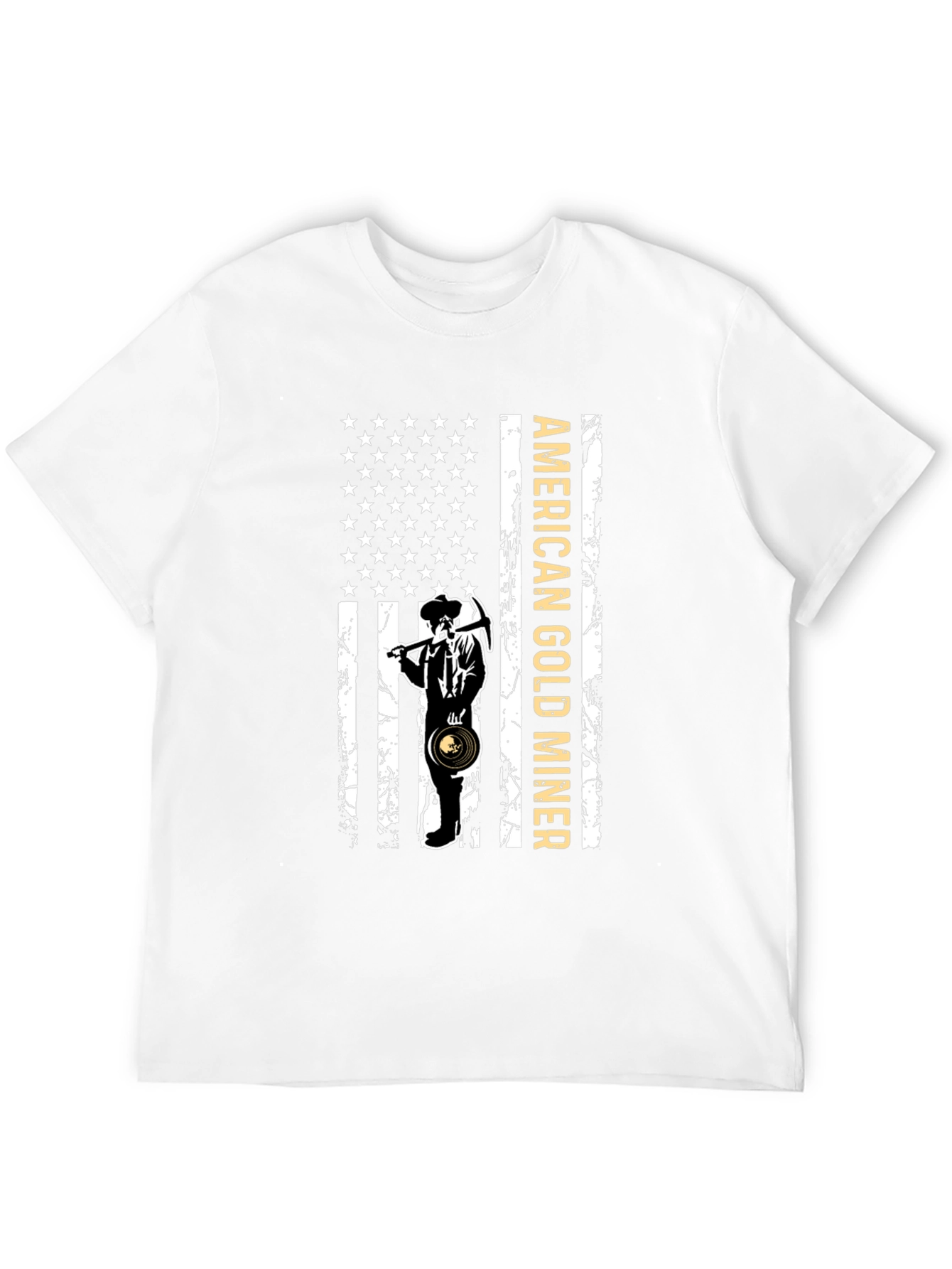 American Gold Miner Flag T-Shirt
