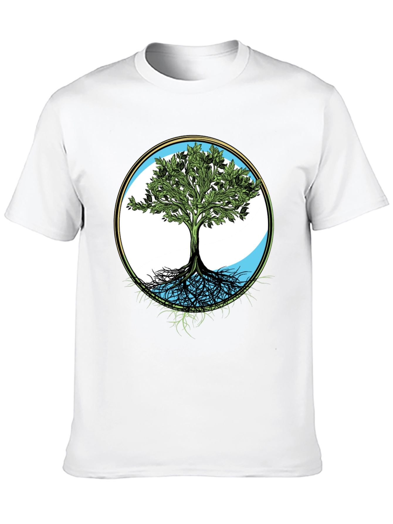 Tree of Life Graphic Tee - Black Casual T-Shirt