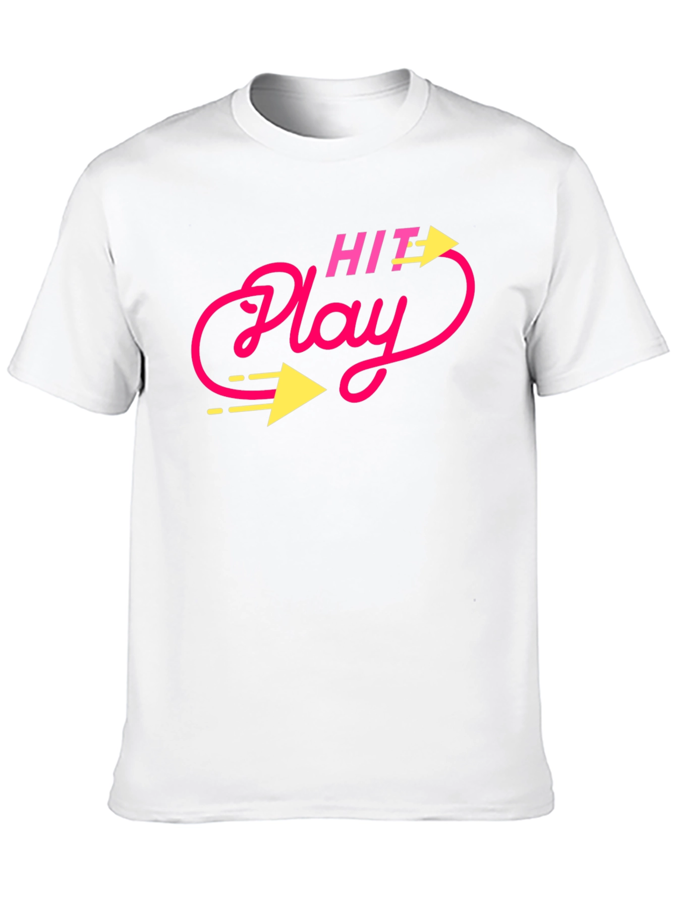 Hit Play Graphic Tee - Retro Style