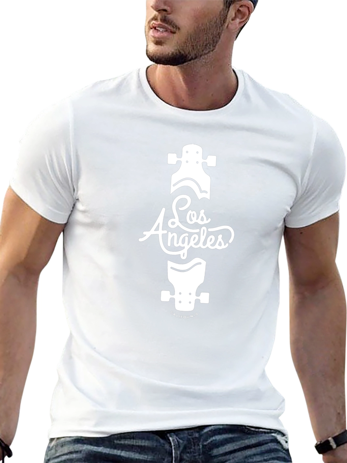 Los Angeles Skateboard T-Shirt - Cool Graphic Tee