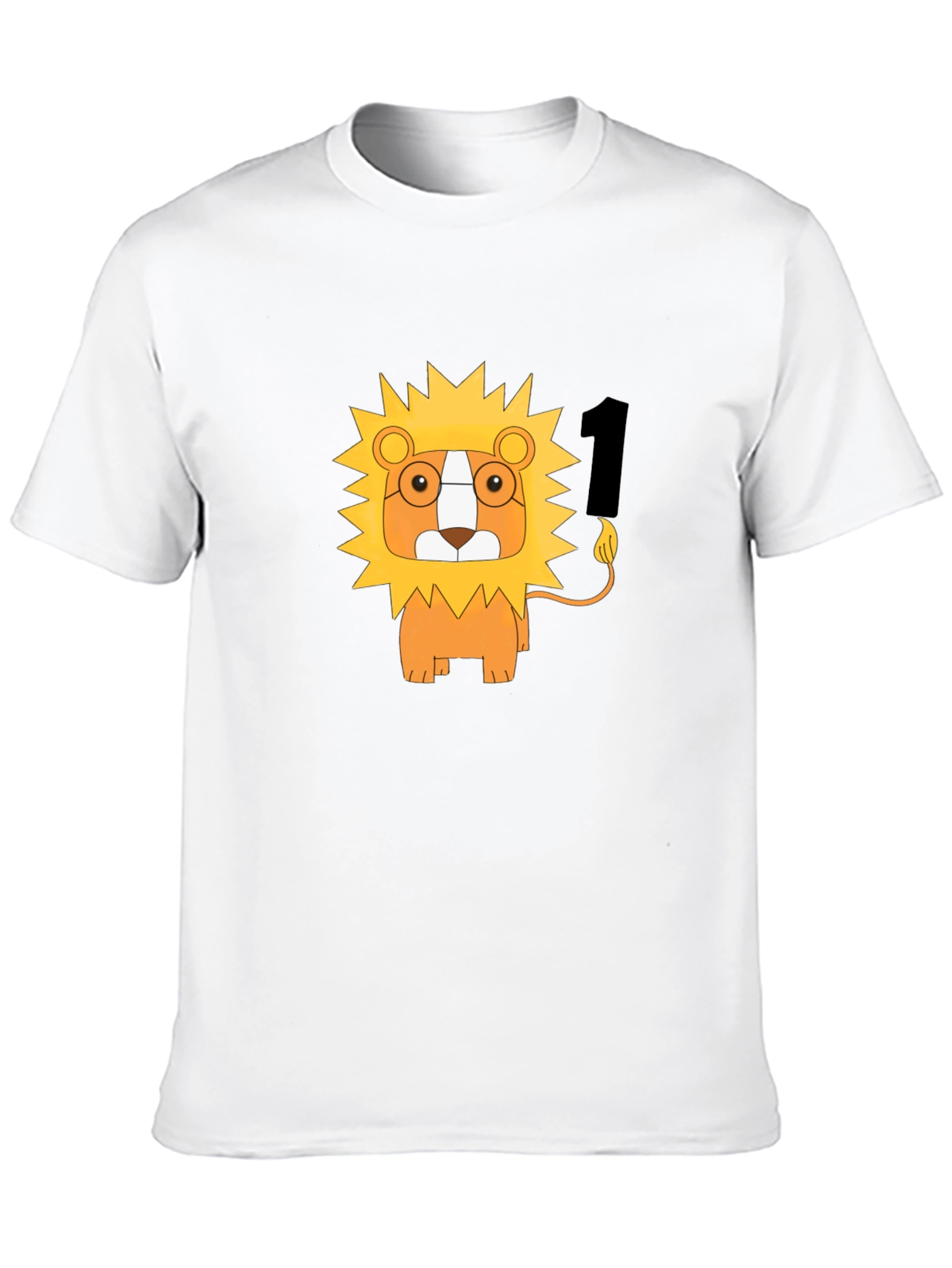 Lion Number One Black T-Shirt