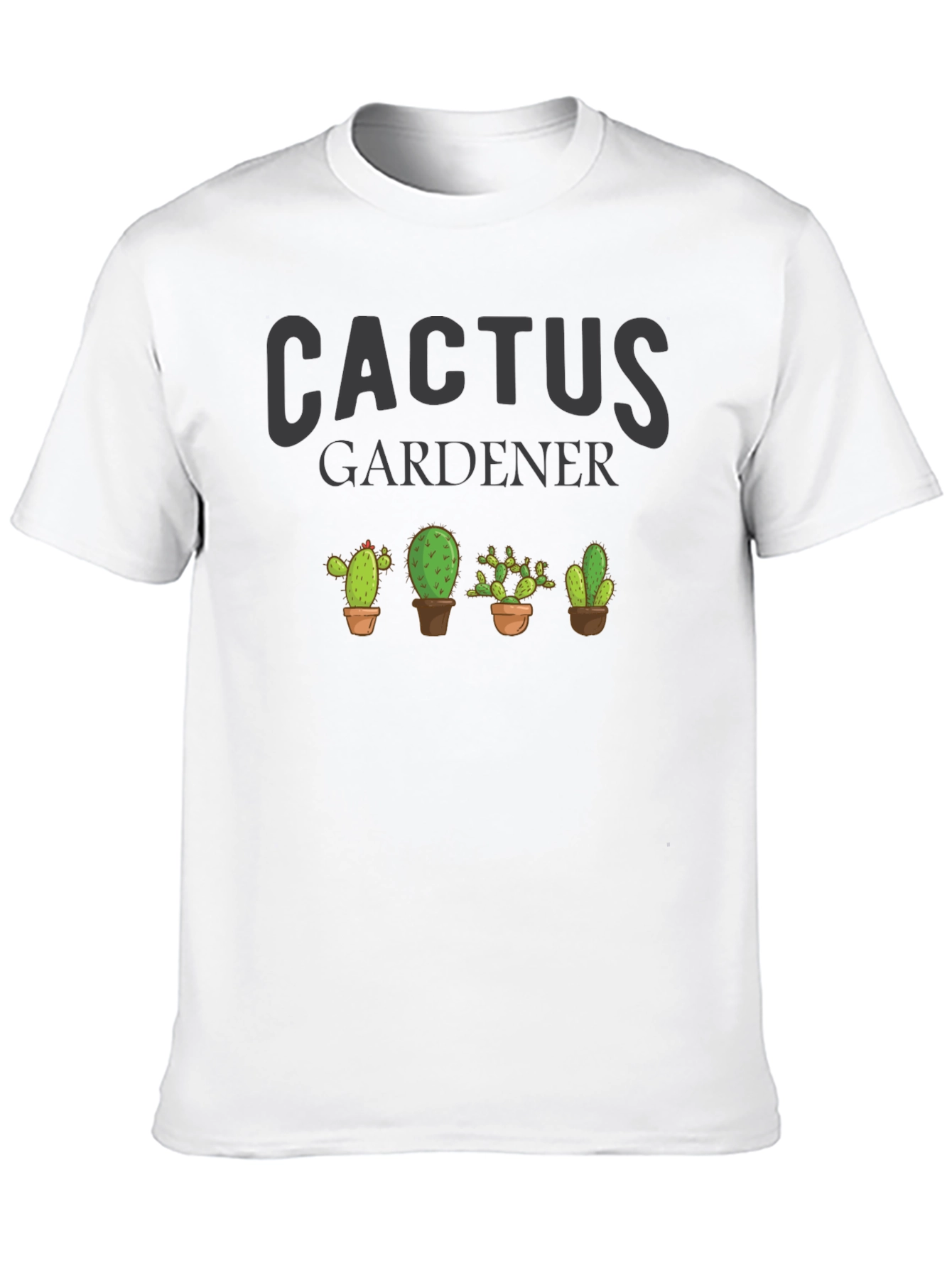 Cactus Gardener Graphic T-Shirt - Plant Lover Tee