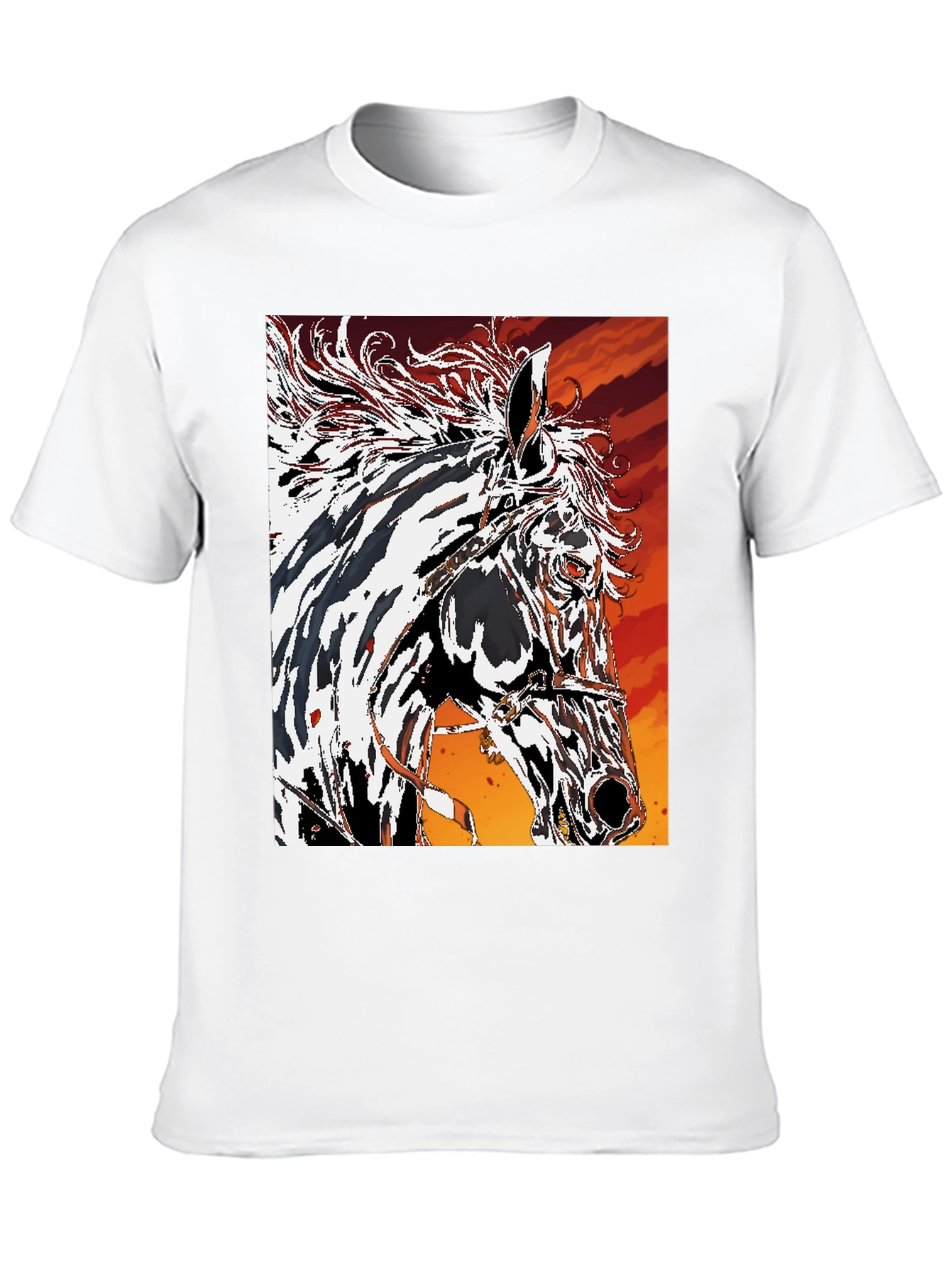 Horse Graphic Print Tee