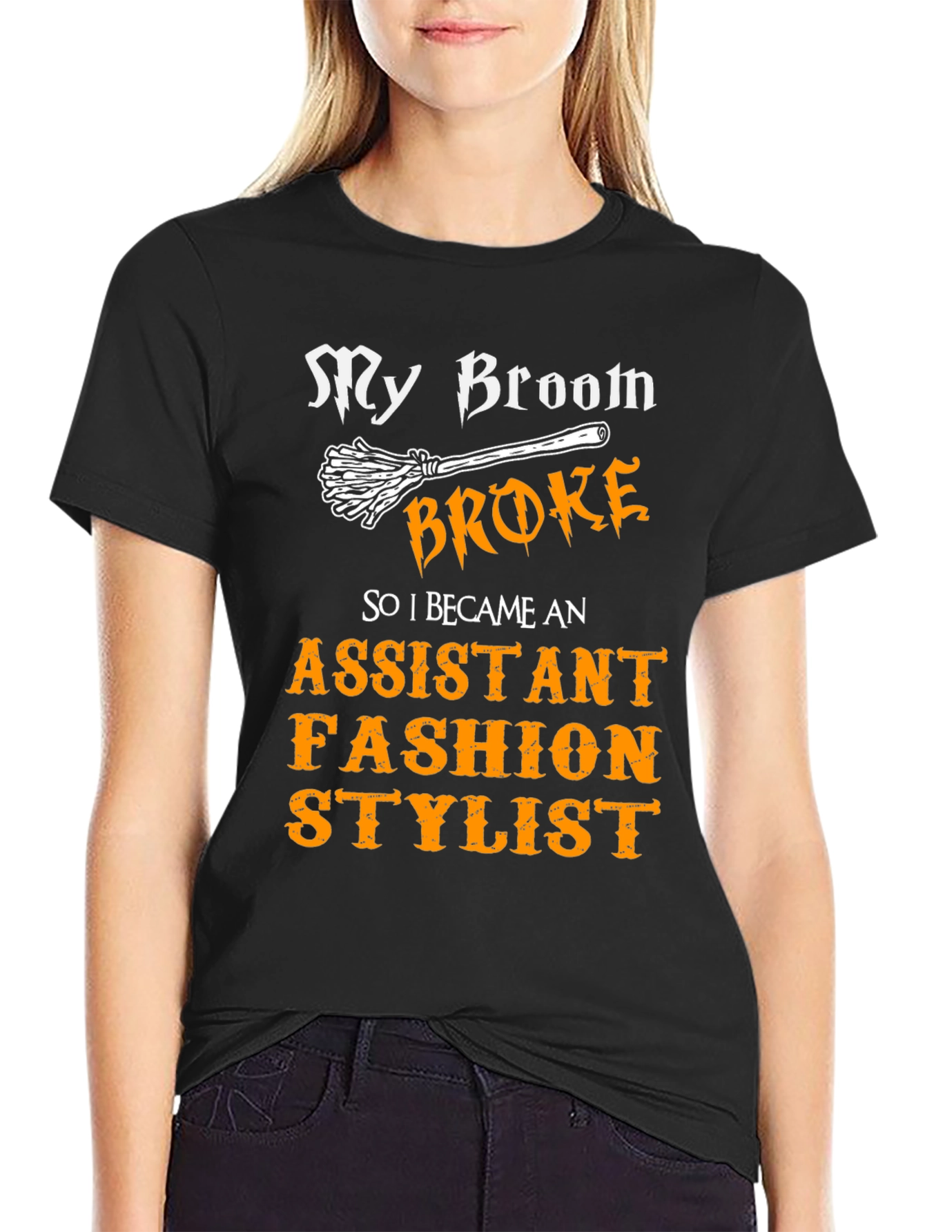 Funny Halloween Assistant Fashion Stylist T-Shirt