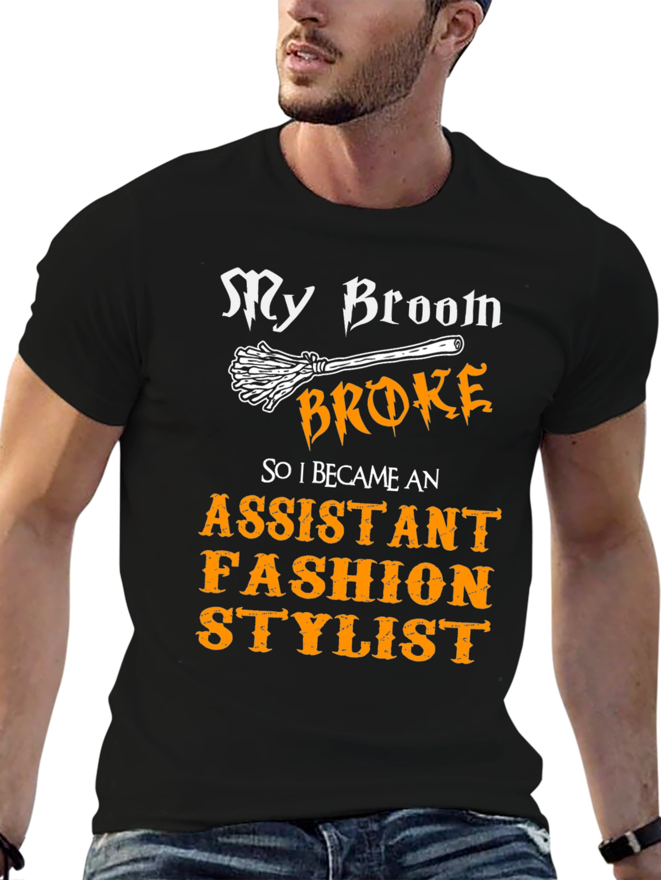 Funny Halloween Assistant Fashion Stylist T-Shirt