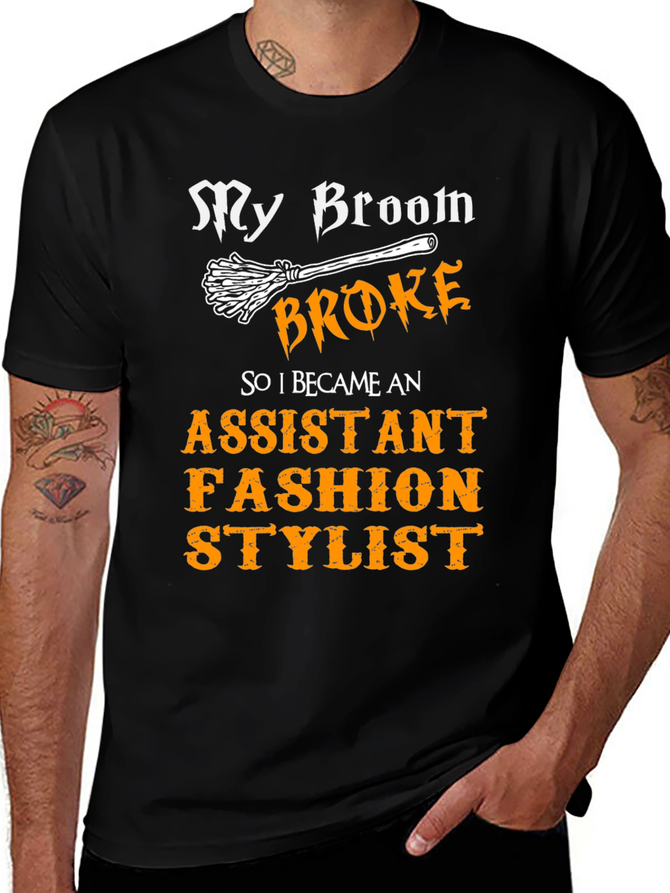 Funny Halloween Assistant Fashion Stylist T-Shirt