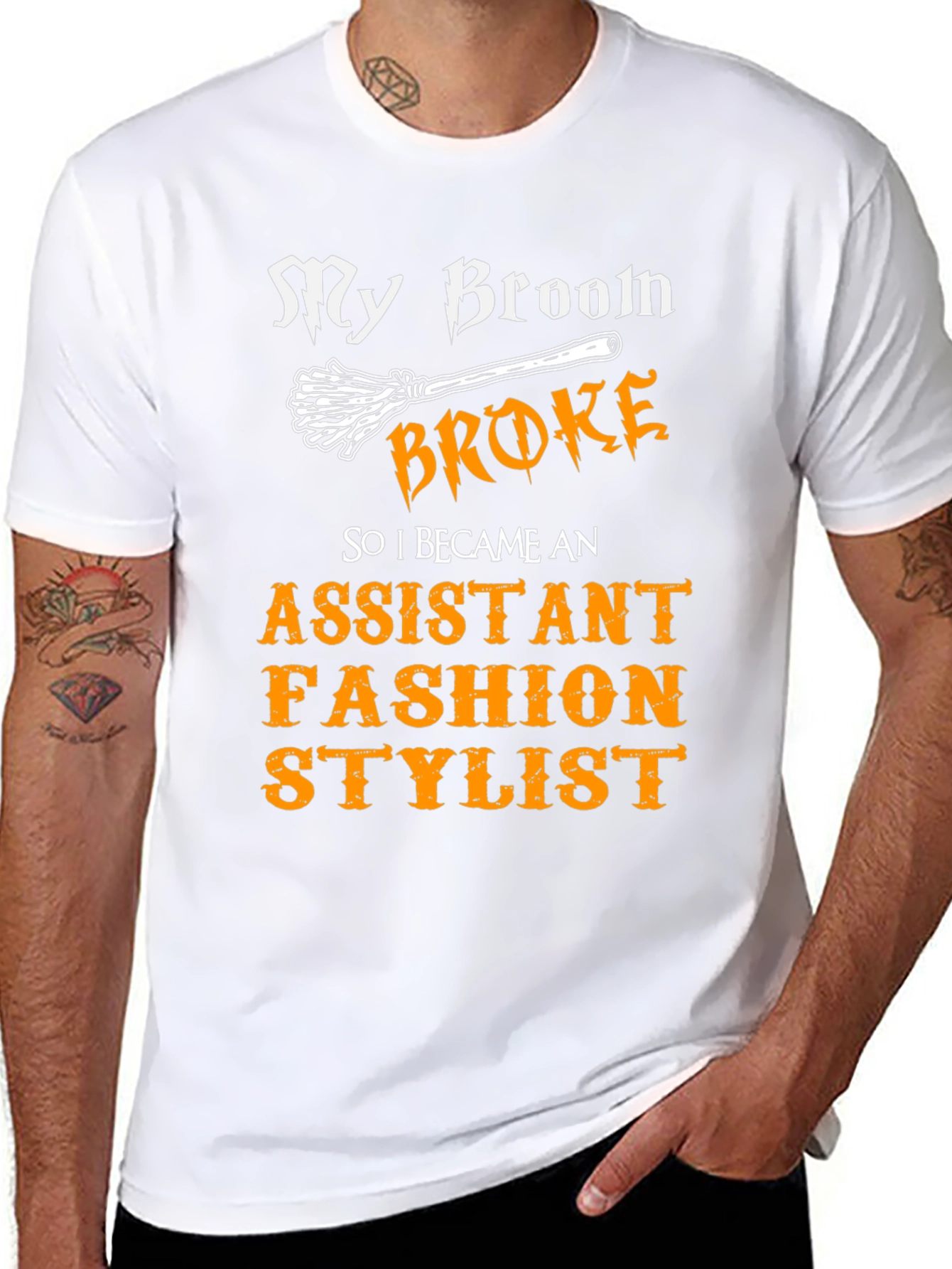 Funny Halloween Assistant Fashion Stylist T-Shirt
