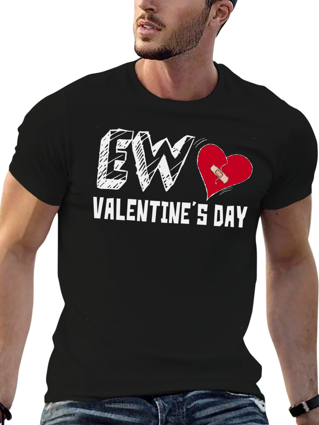 Ew Valentines Day T-Shirt Funny Anti Valentine Gift