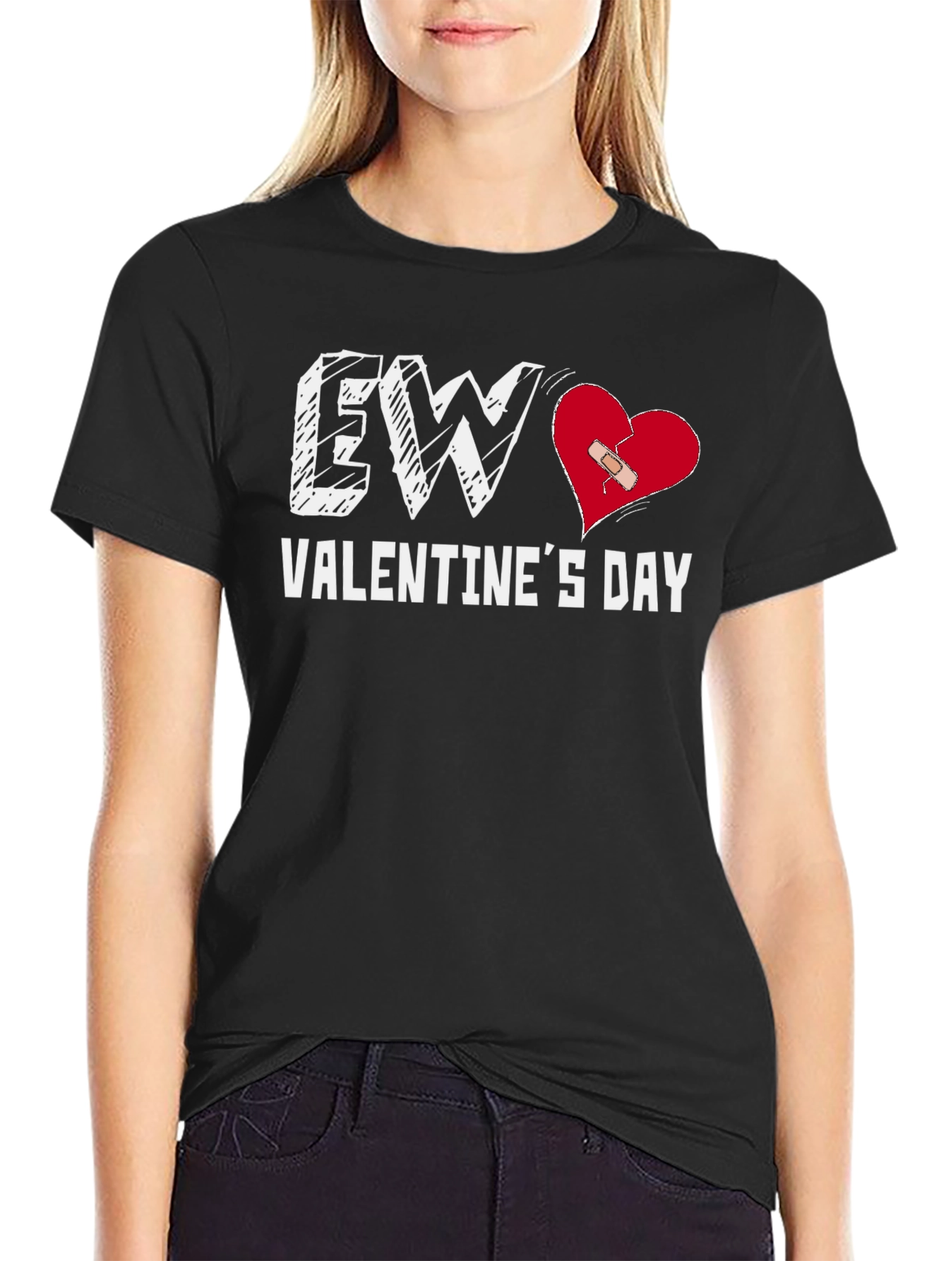 Ew Valentines Day T-Shirt Funny Anti Valentine Gift