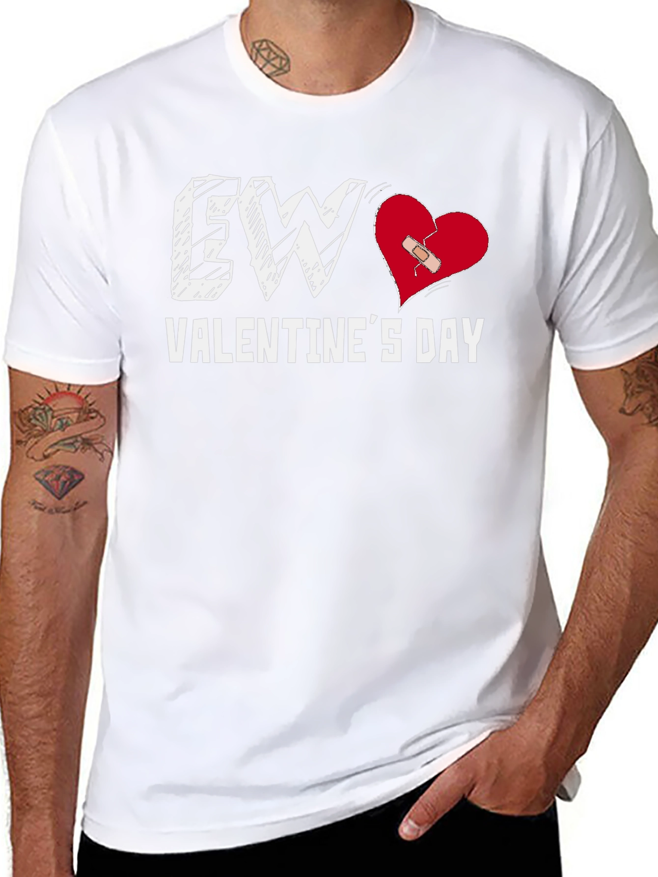 Ew Valentines Day T-Shirt Funny Anti Valentine Gift