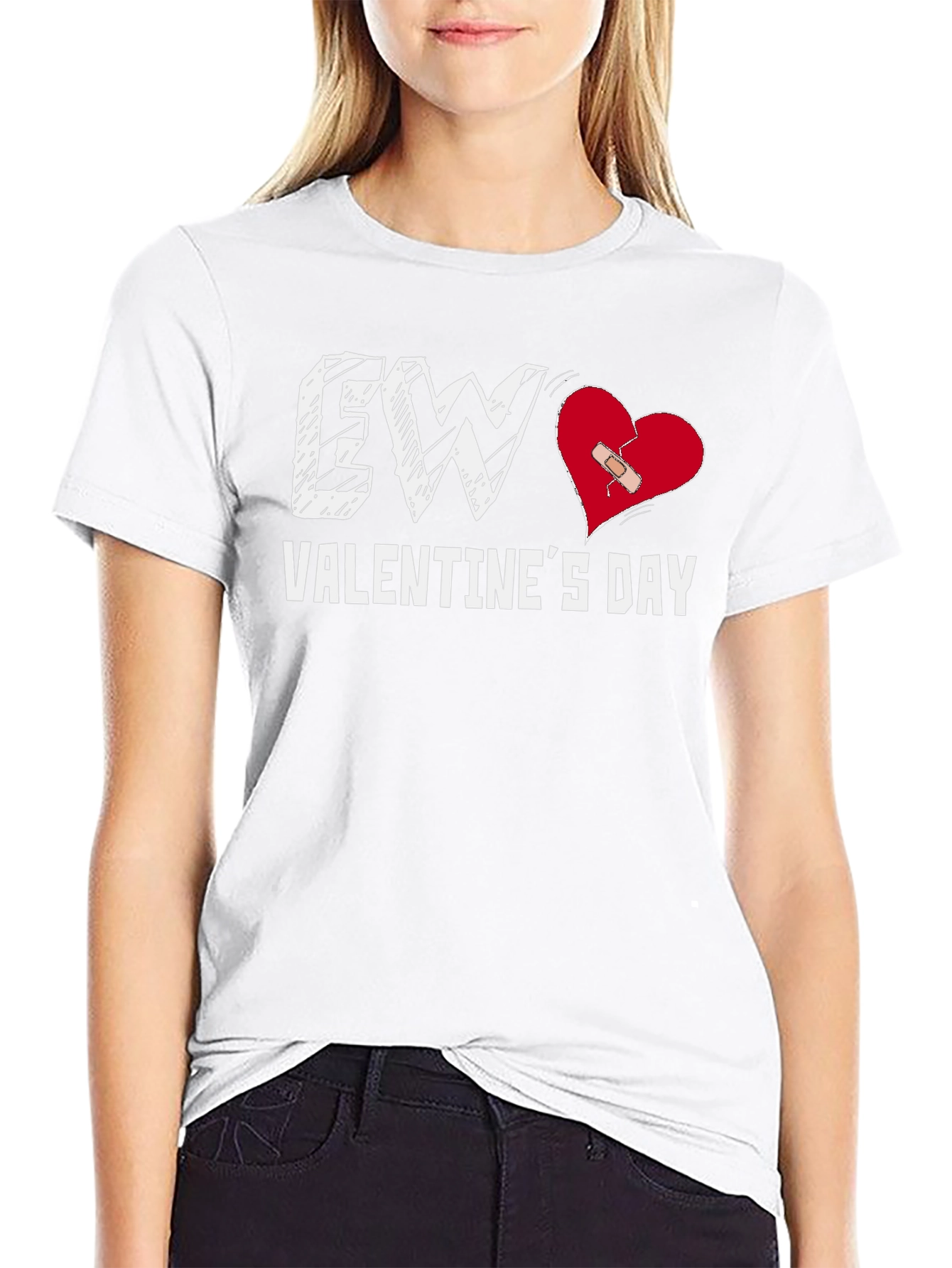 Ew Valentines Day T-Shirt Funny Anti Valentine Gift