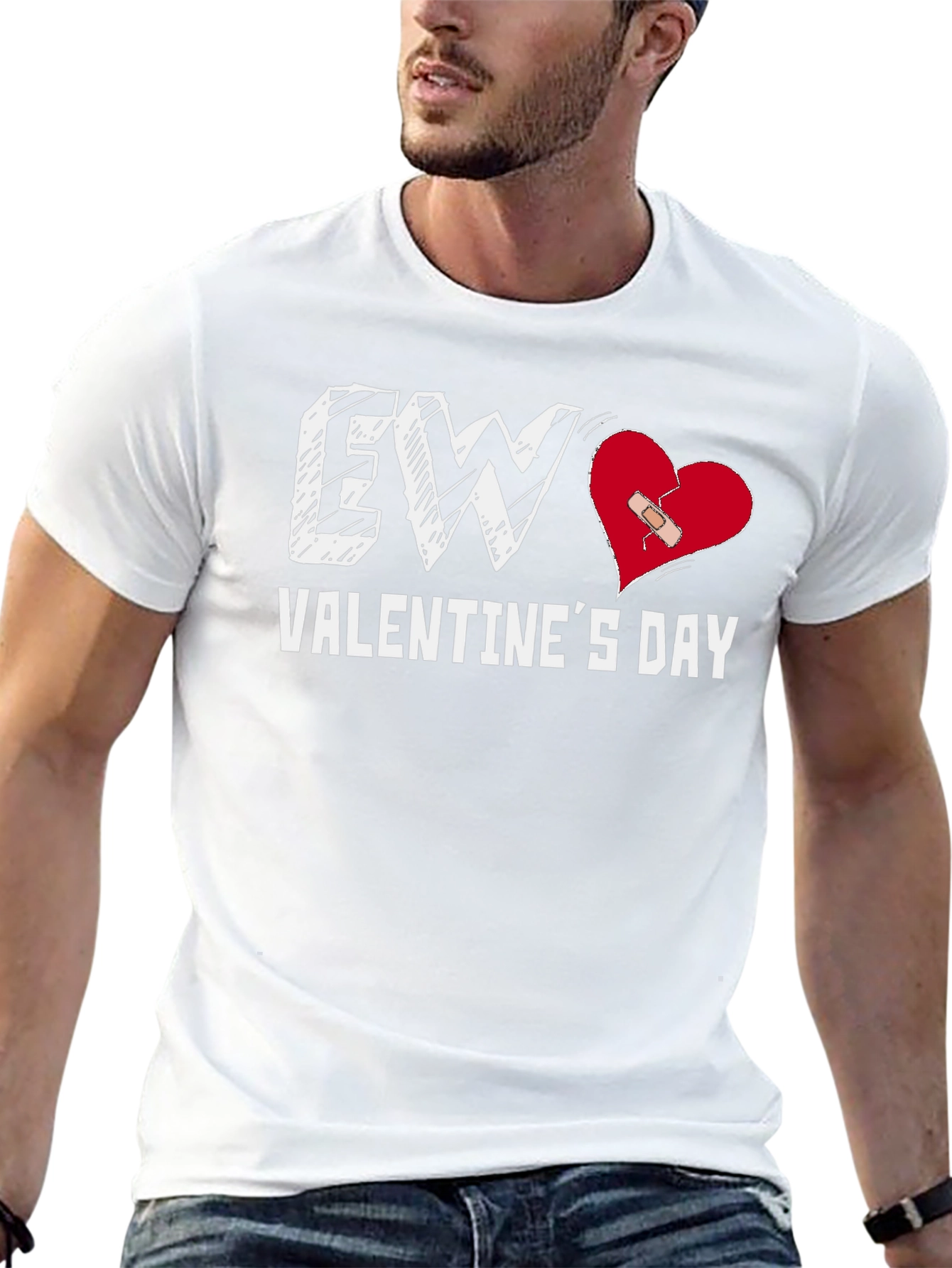 Ew Valentines Day T-Shirt Funny Anti Valentine Gift