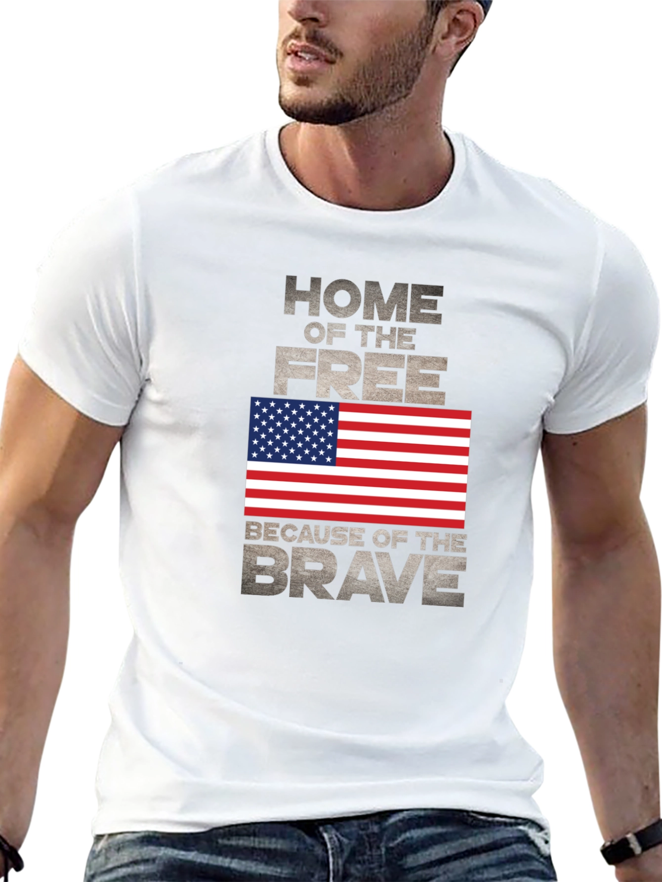 Home of the Free Patriotic T-Shirt