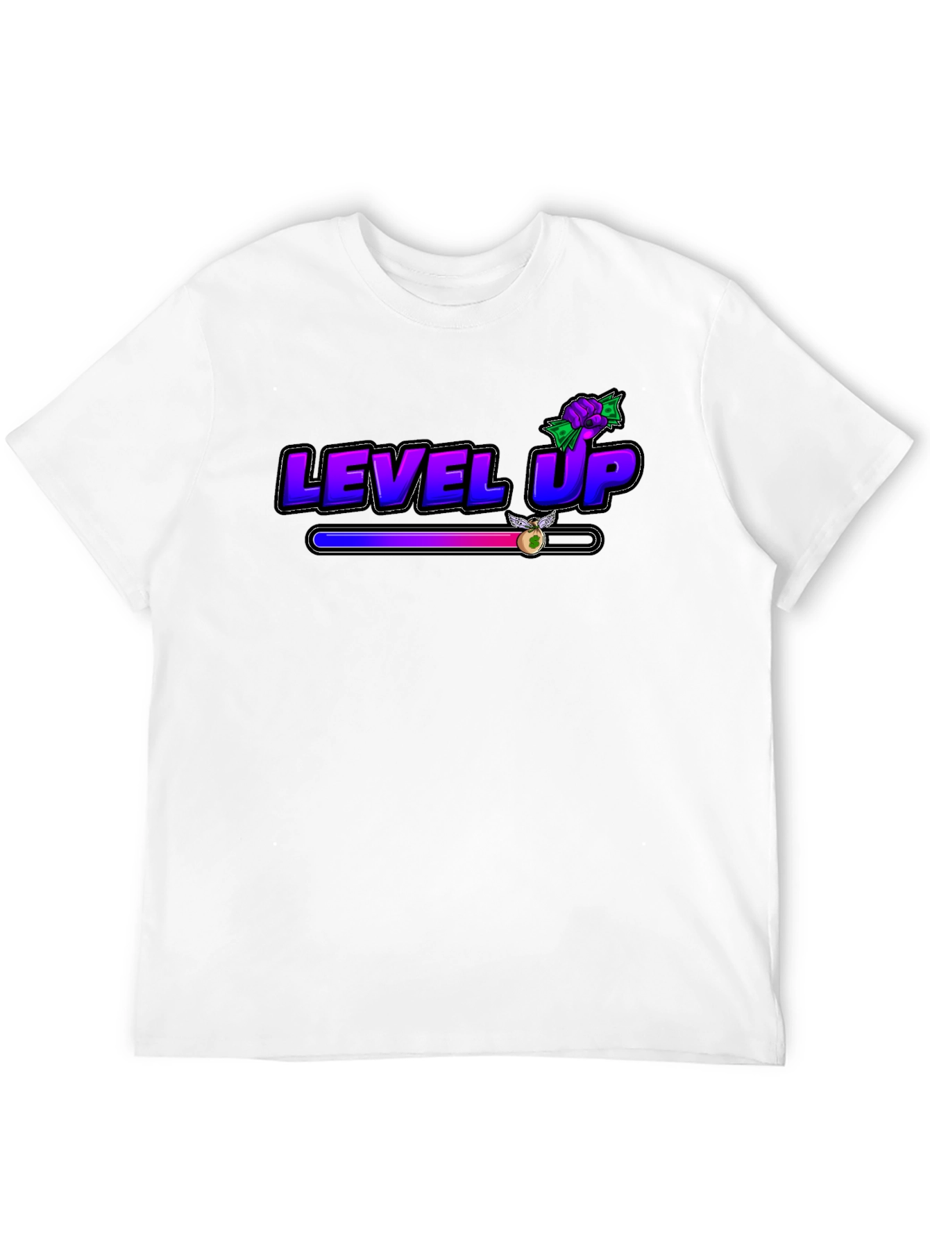 Level Up Graphic Tee - Gamer Style