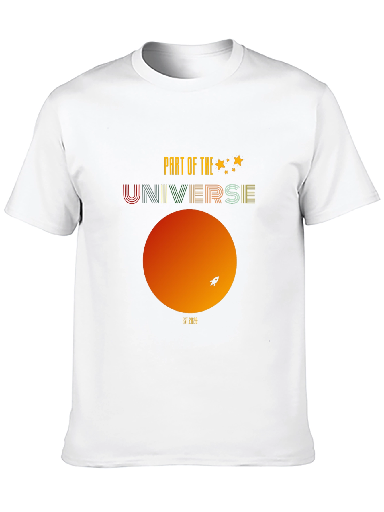 Universe Graphic Tee - Retro Space T-Shirt