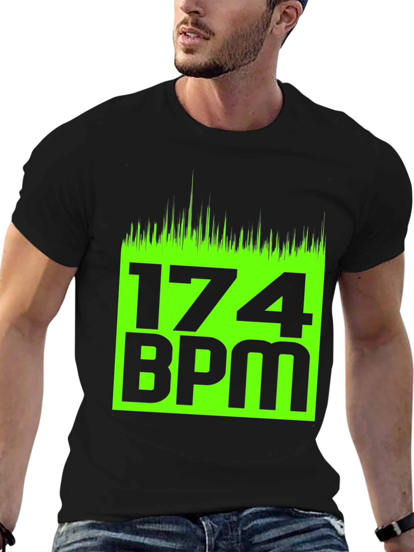 174 BPM Rave T-Shirt - Black