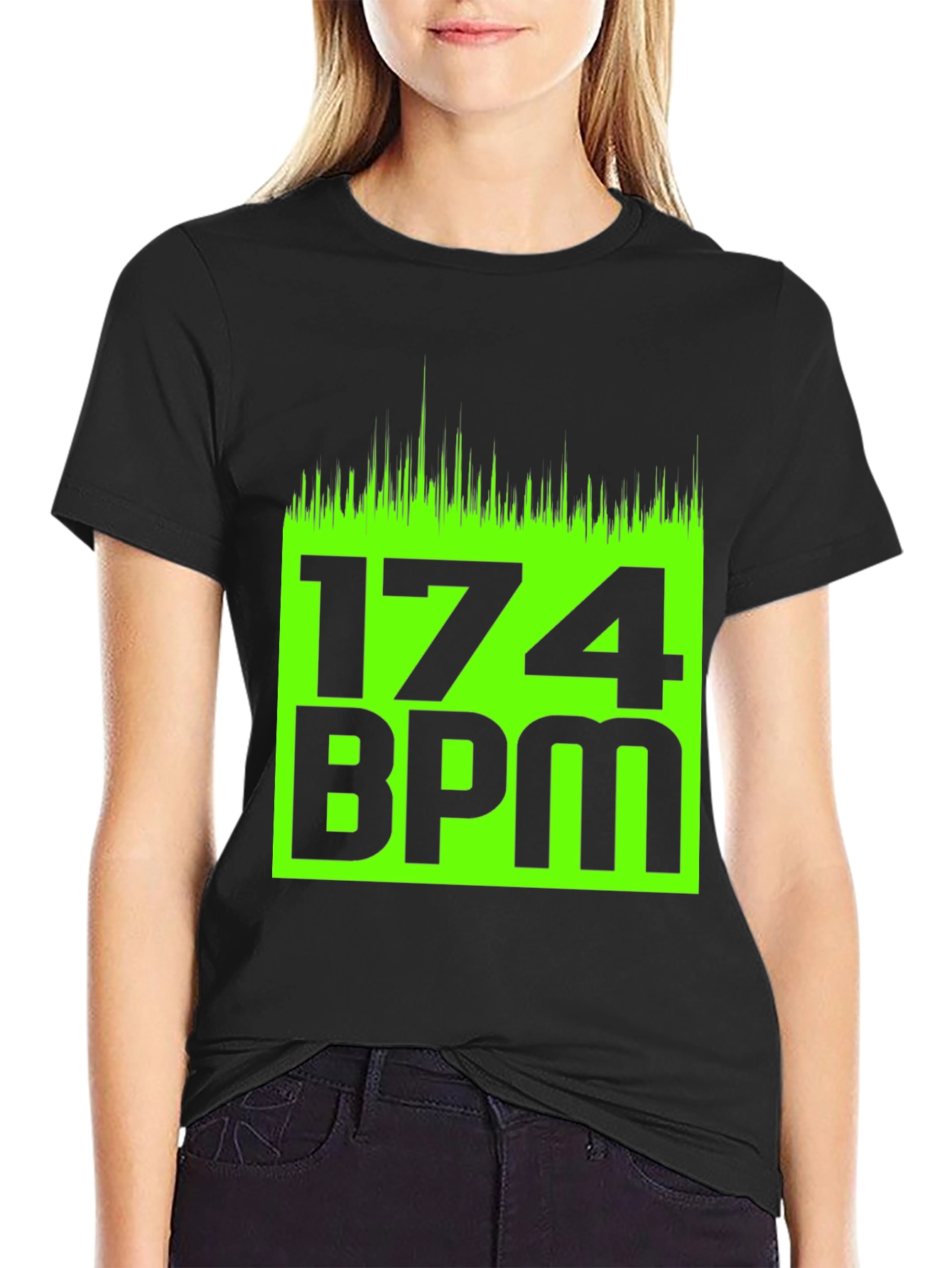 174 BPM Rave T-Shirt - Black