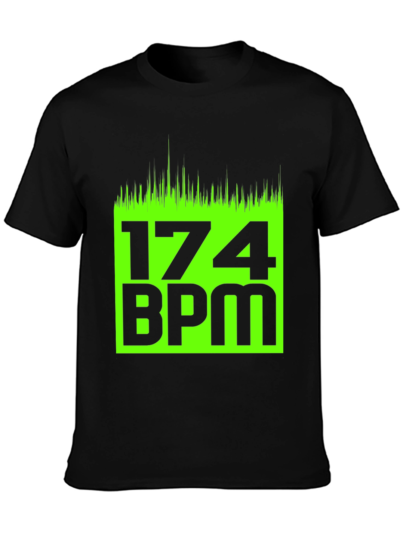174 BPM Rave T-Shirt - Black