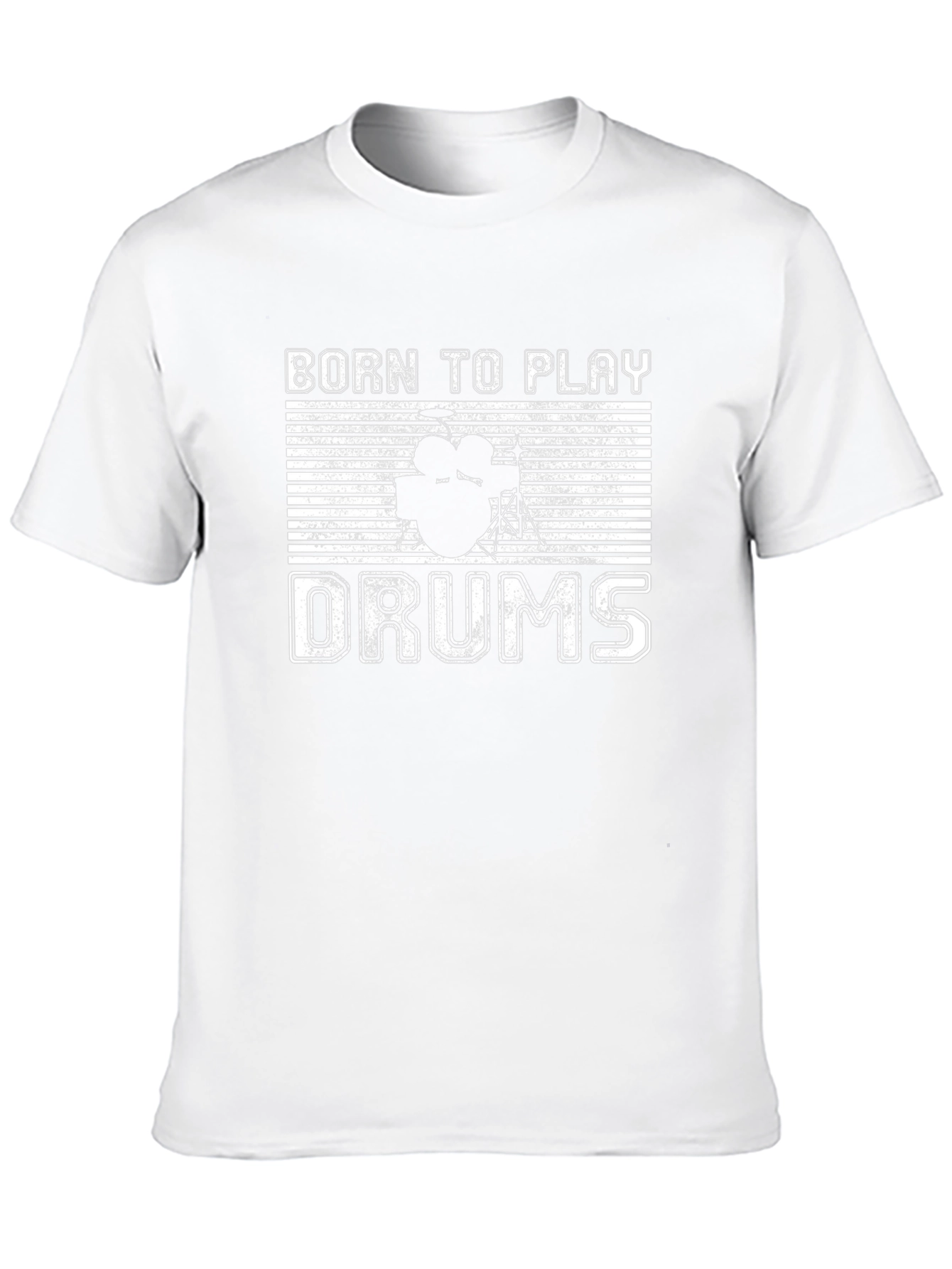 Born to Play Drums Graphic T-Shirt