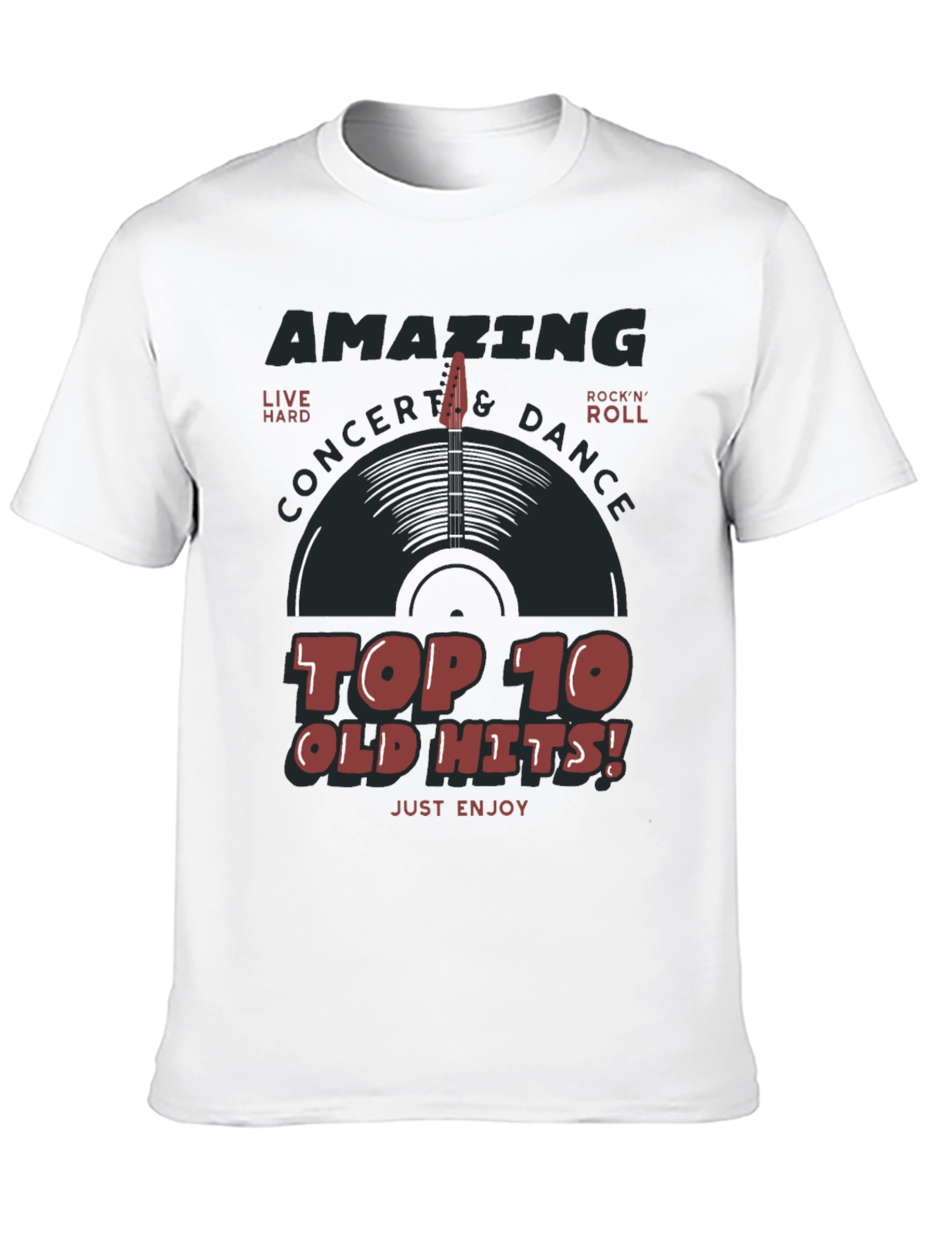 Amazing Top 10 Old Hits Concert T-Shirt