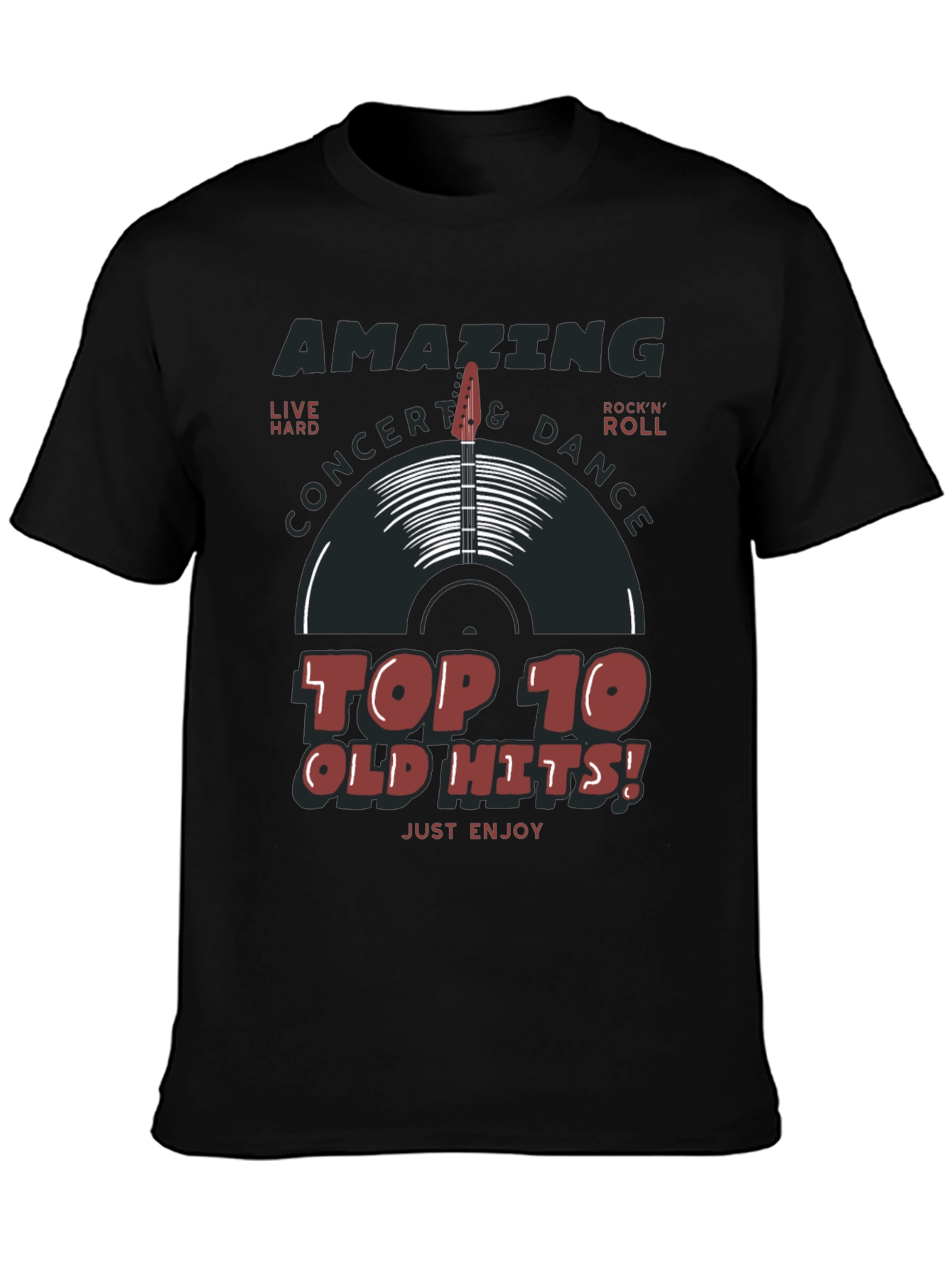 Amazing Top 10 Old Hits Concert T-Shirt