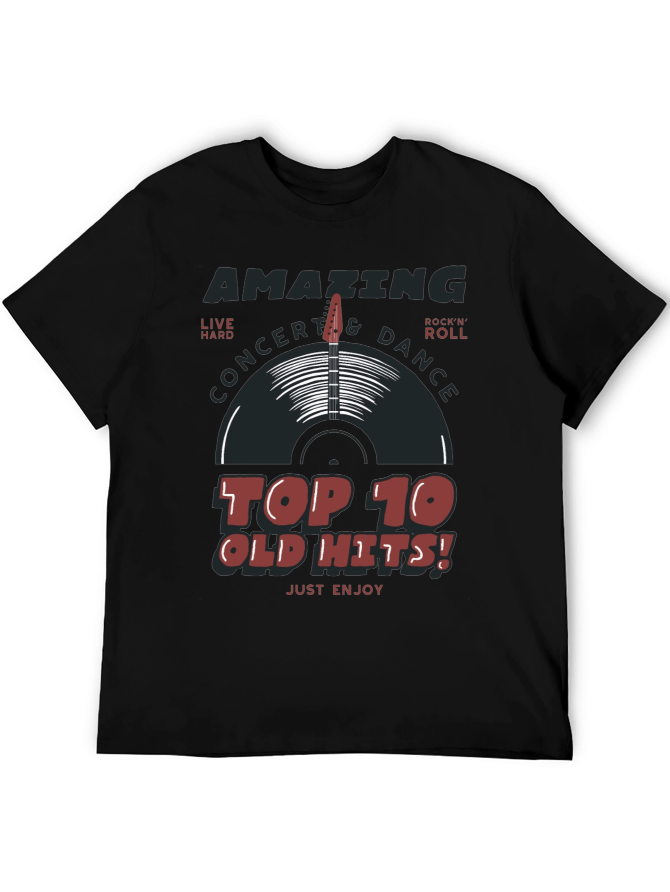 Amazing Top 10 Old Hits Concert T-Shirt