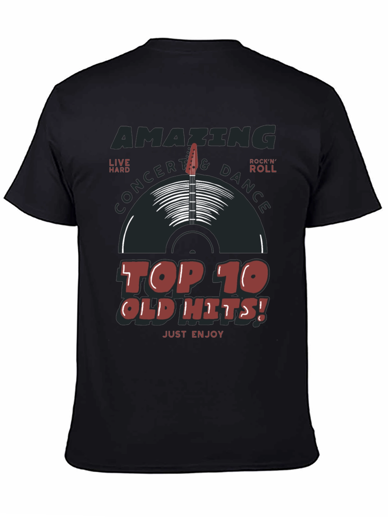 Amazing Top 10 Old Hits Concert T-Shirt