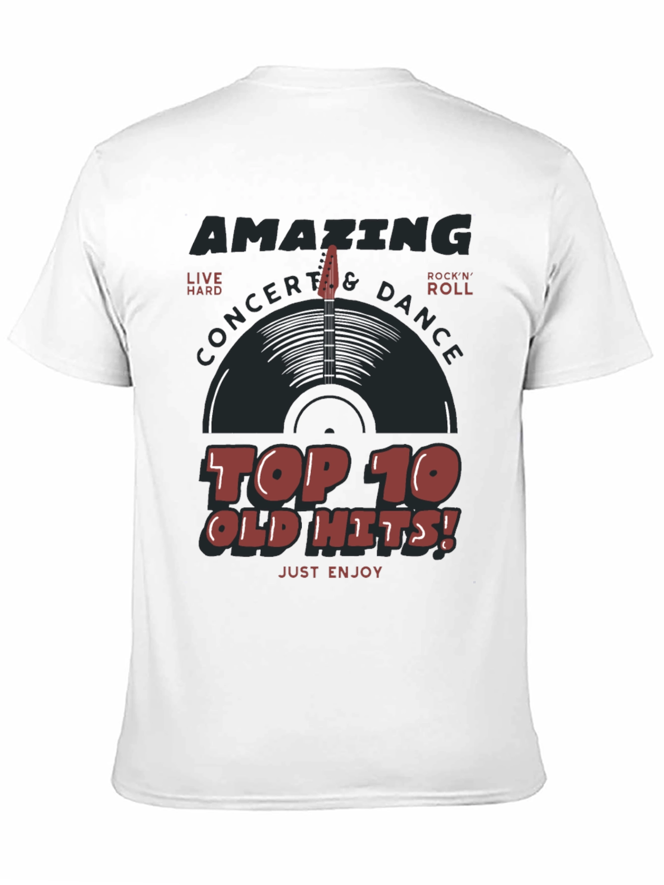 Amazing Top 10 Old Hits Concert T-Shirt