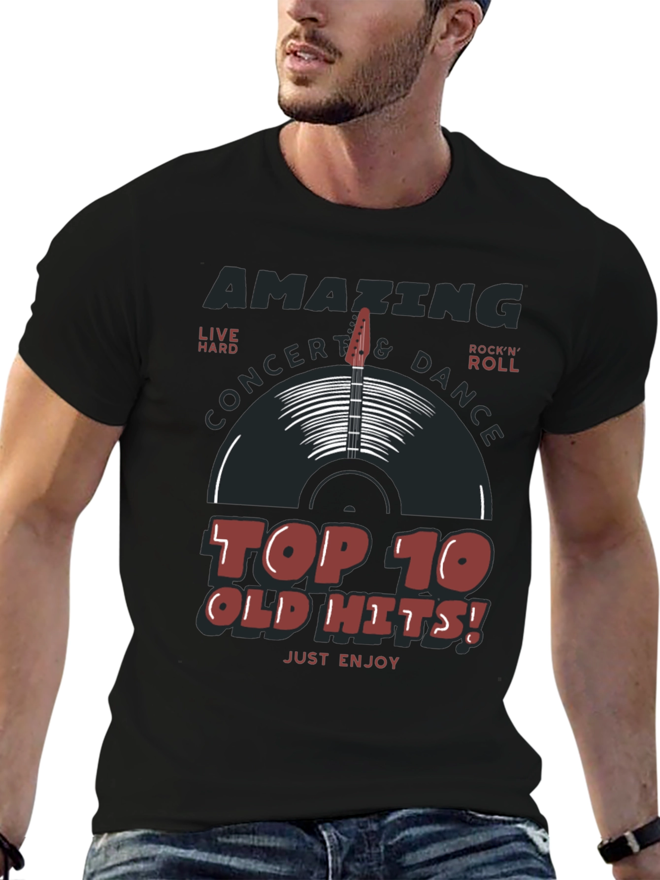 Amazing Top 10 Old Hits Concert T-Shirt
