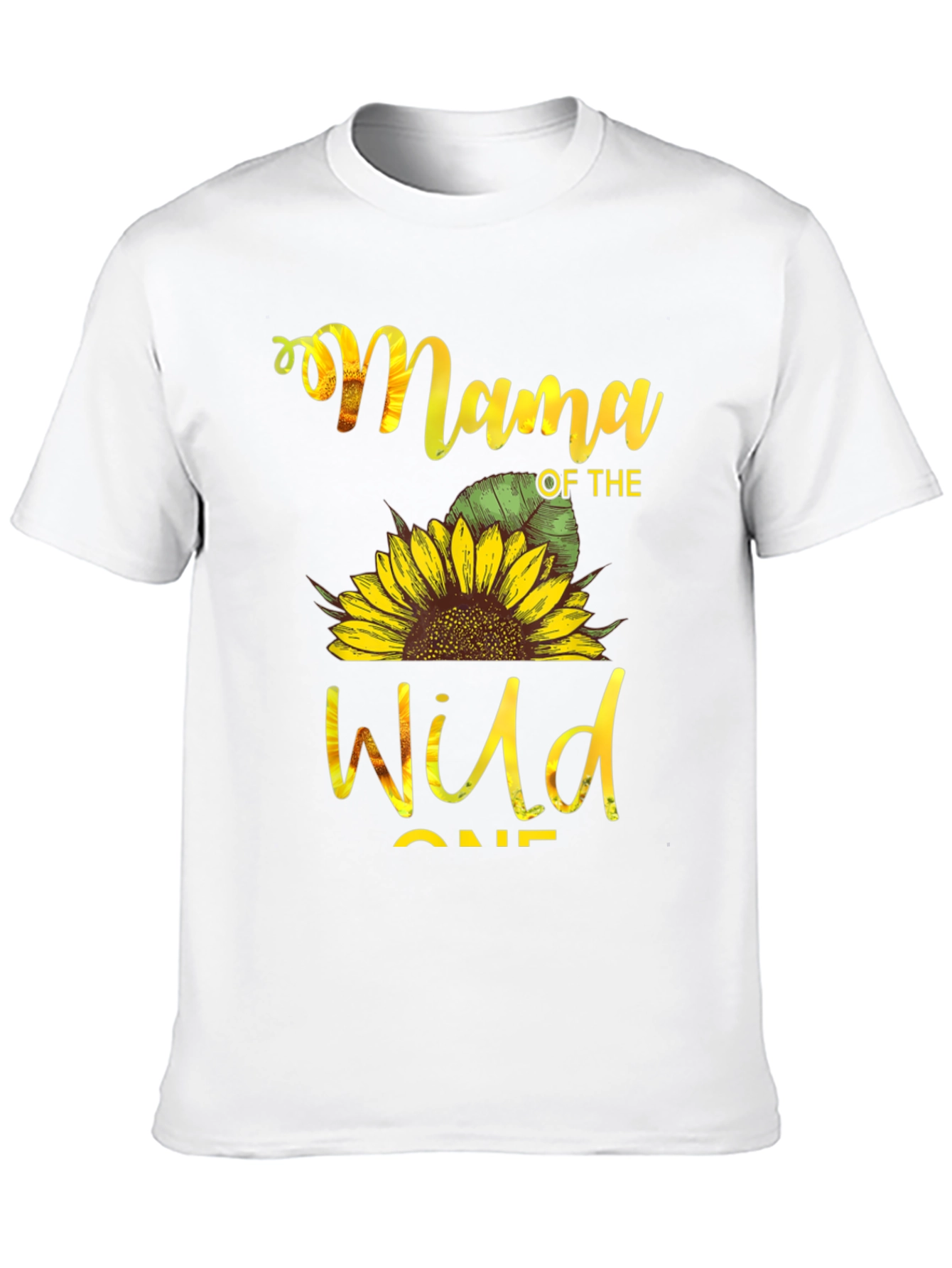 Mama of the Wild One Sunflower Graphic Tee