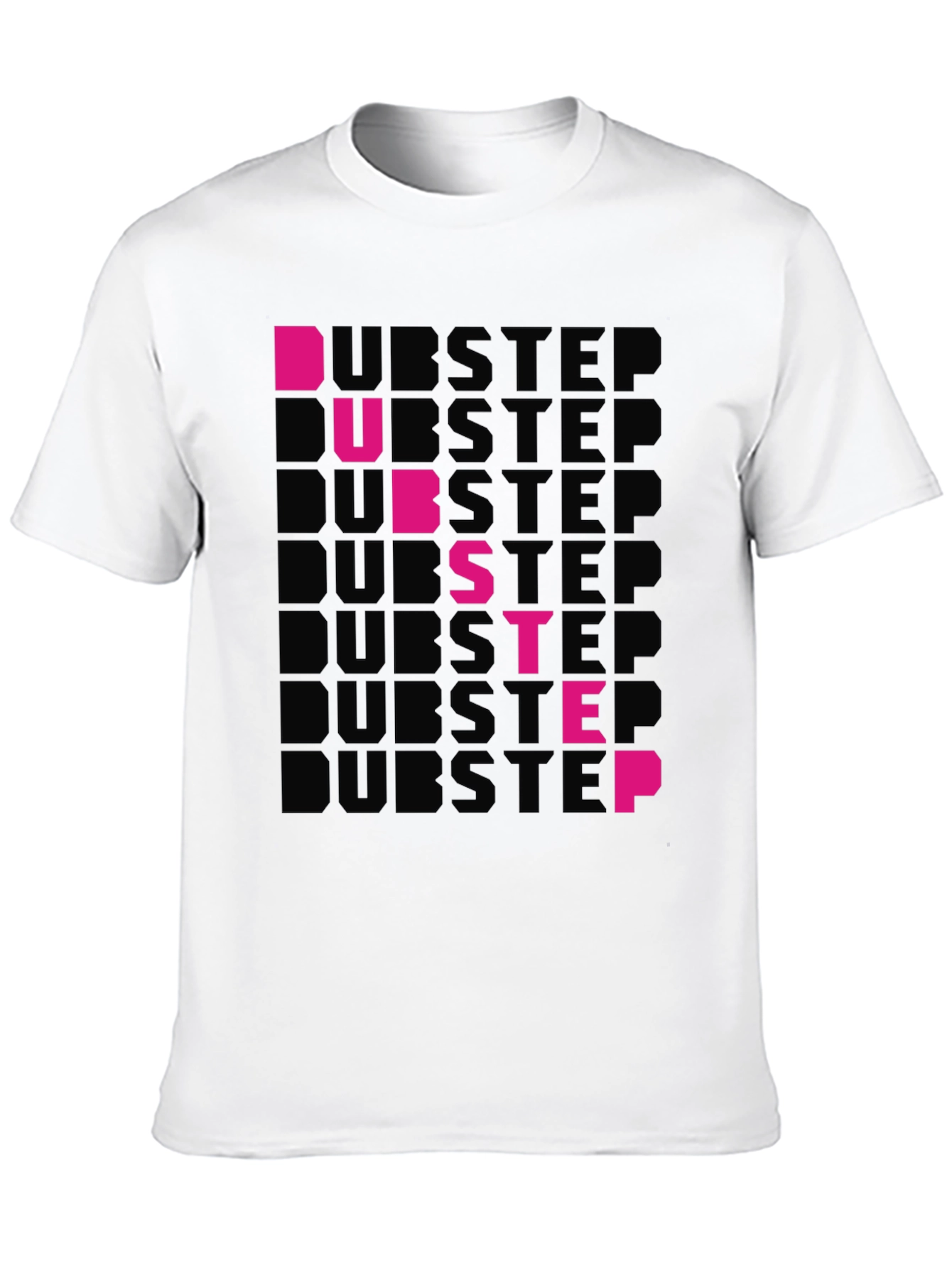 Dubstep Graphic T-Shirt - Black Cotton Tee