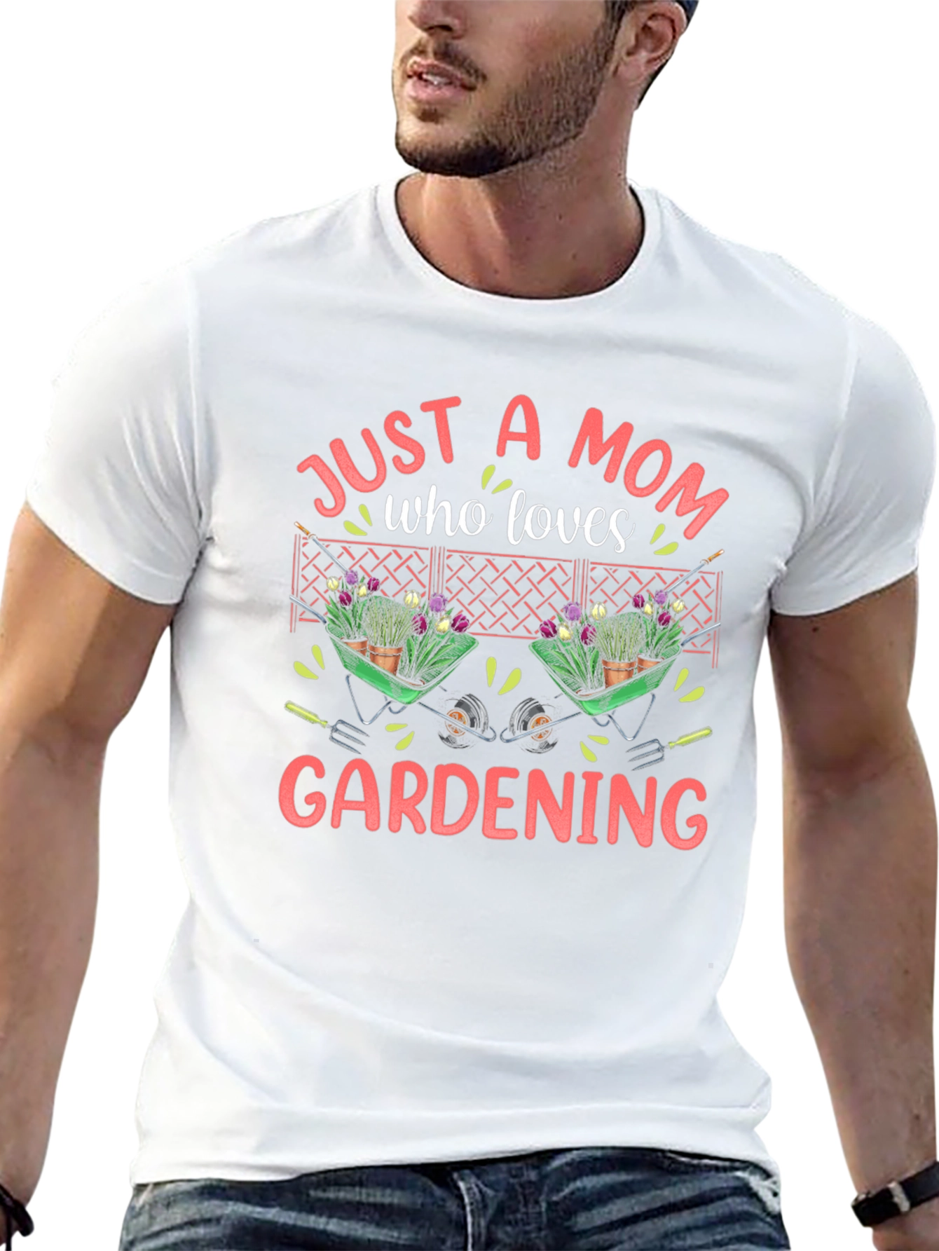 Just a Mom Who Loves Gardening T-Shirt
