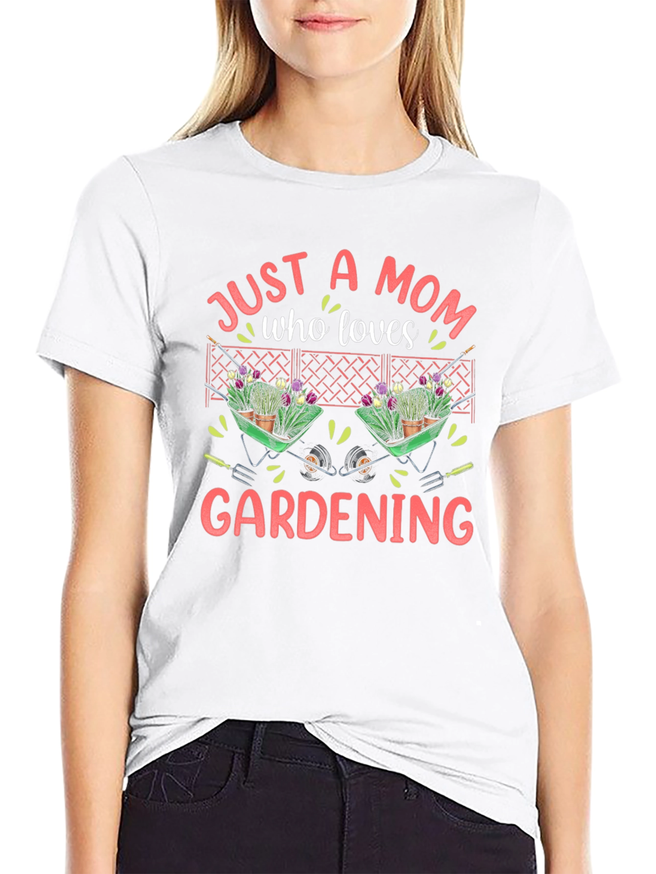 Just a Mom Who Loves Gardening T-Shirt
